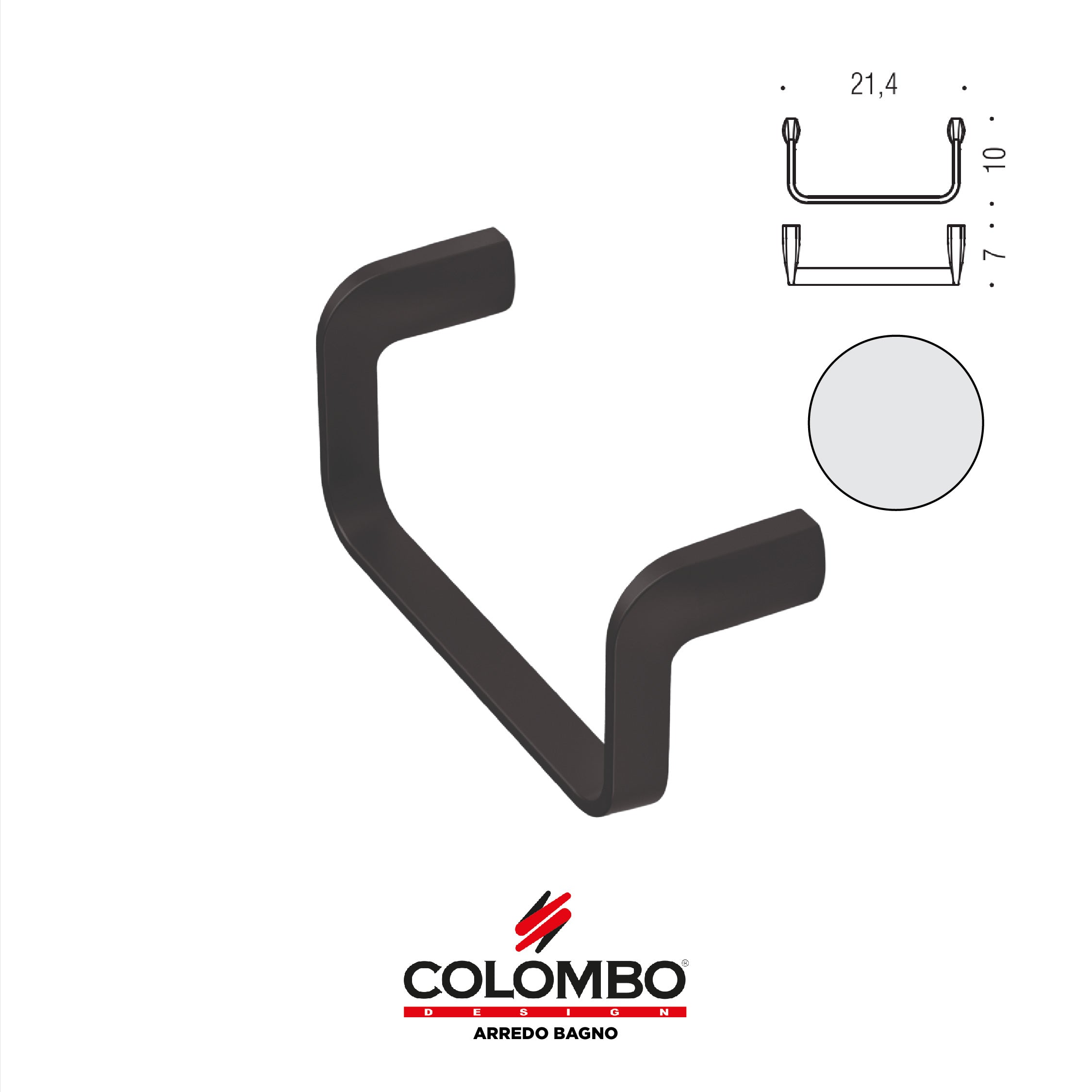 Trenta Porta salvietta ad anello - Colombo design arredo - Imhoff Handles
