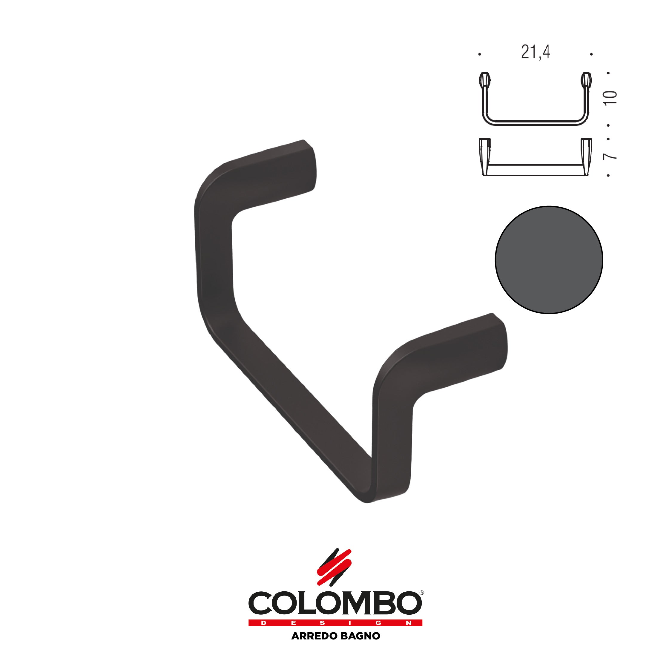 Trenta Porta salvietta ad anello - Colombo design arredo - Imhoff Handles