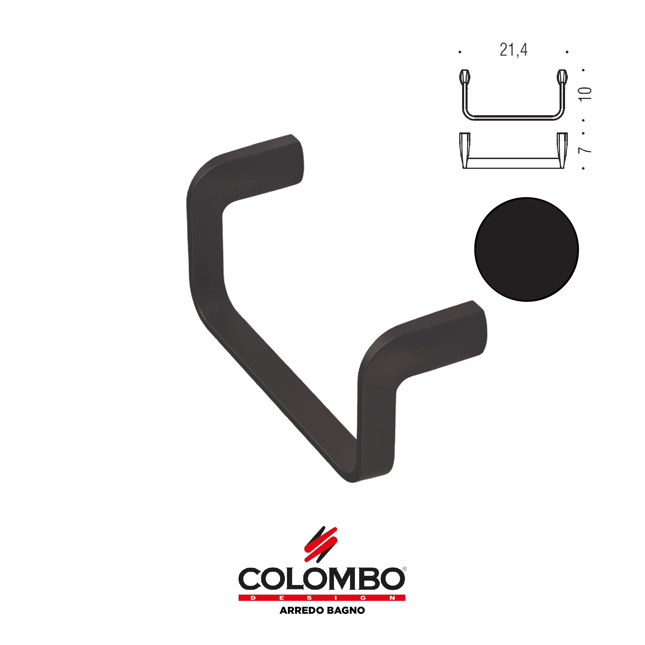 Trenta Porta salvietta ad anello - Colombo design arredo - Imhoff Handles