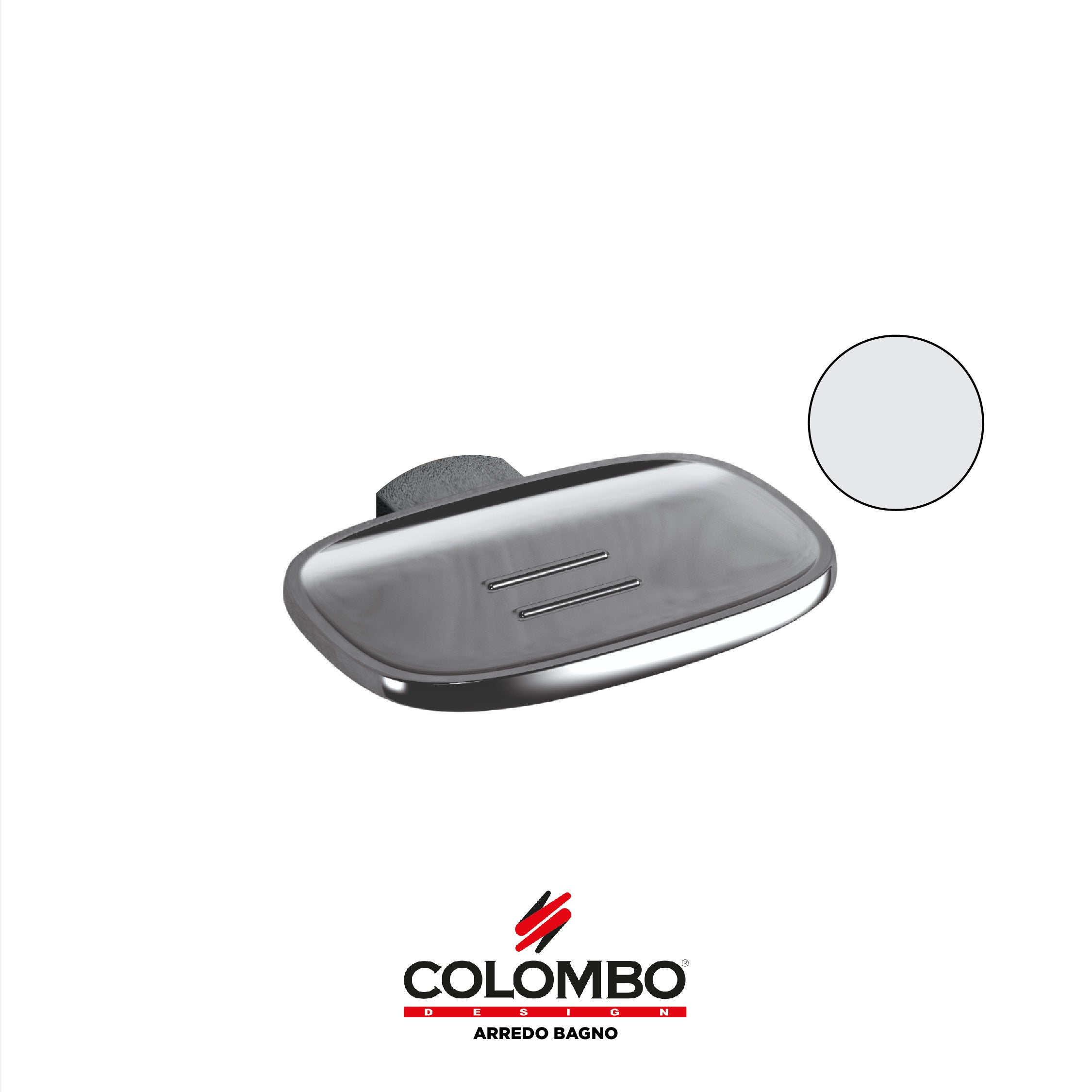 Trenta Porta sapone inamovibile - Colombo design arredo bagno - Imhoff Handles