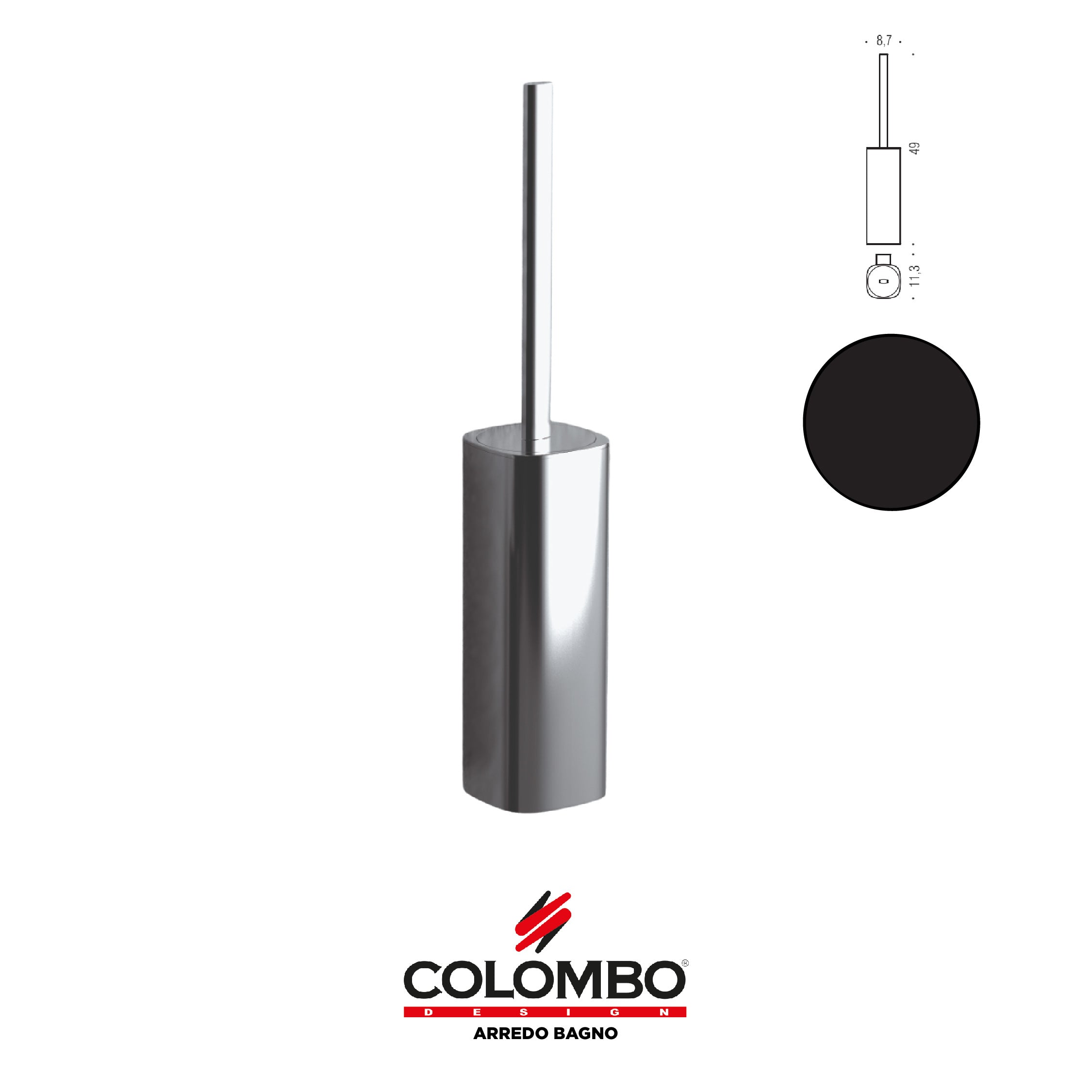 Trenta Porta scopino - Colombo design arredo bagno - Imhoff Handles