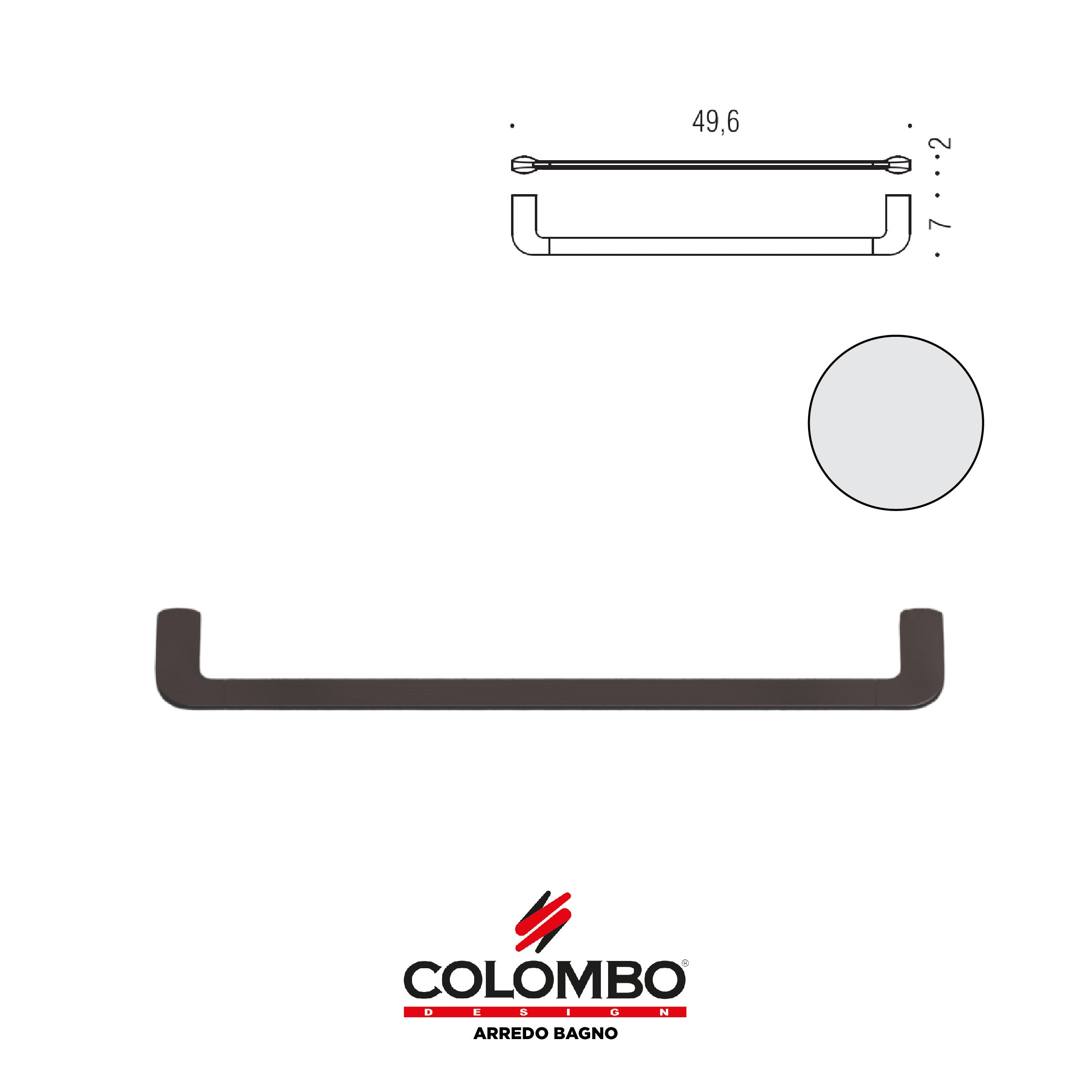 Trenta Porta salvietta - Colombo design arredo bagno - Imhoff Handles