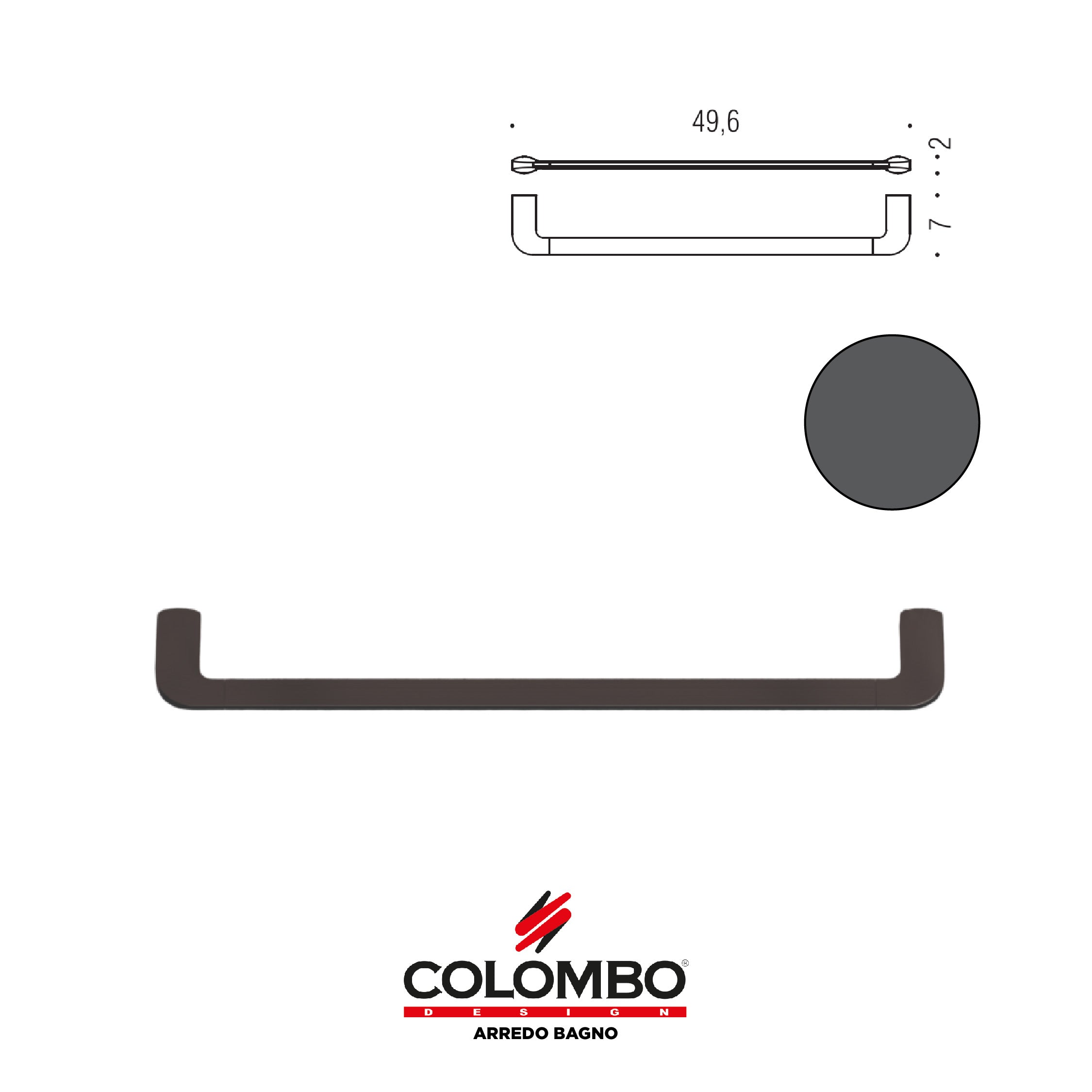 Trenta Porta salvietta - Colombo design arredo bagno - Imhoff Handles