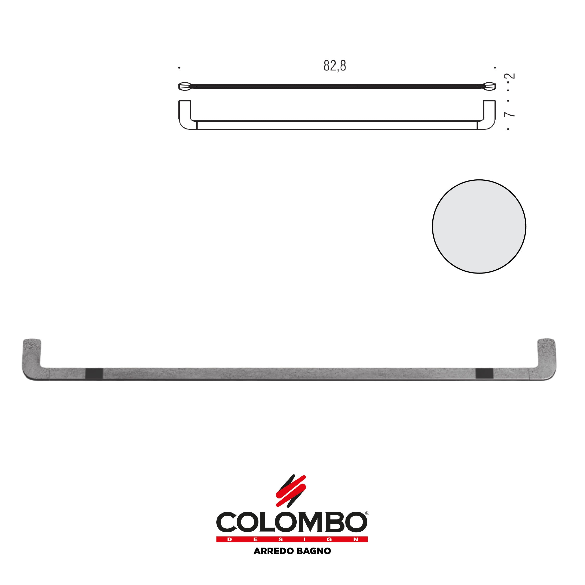 Trenta Porta salvietta - Colombo design arredo bagno - Imhoff Handles