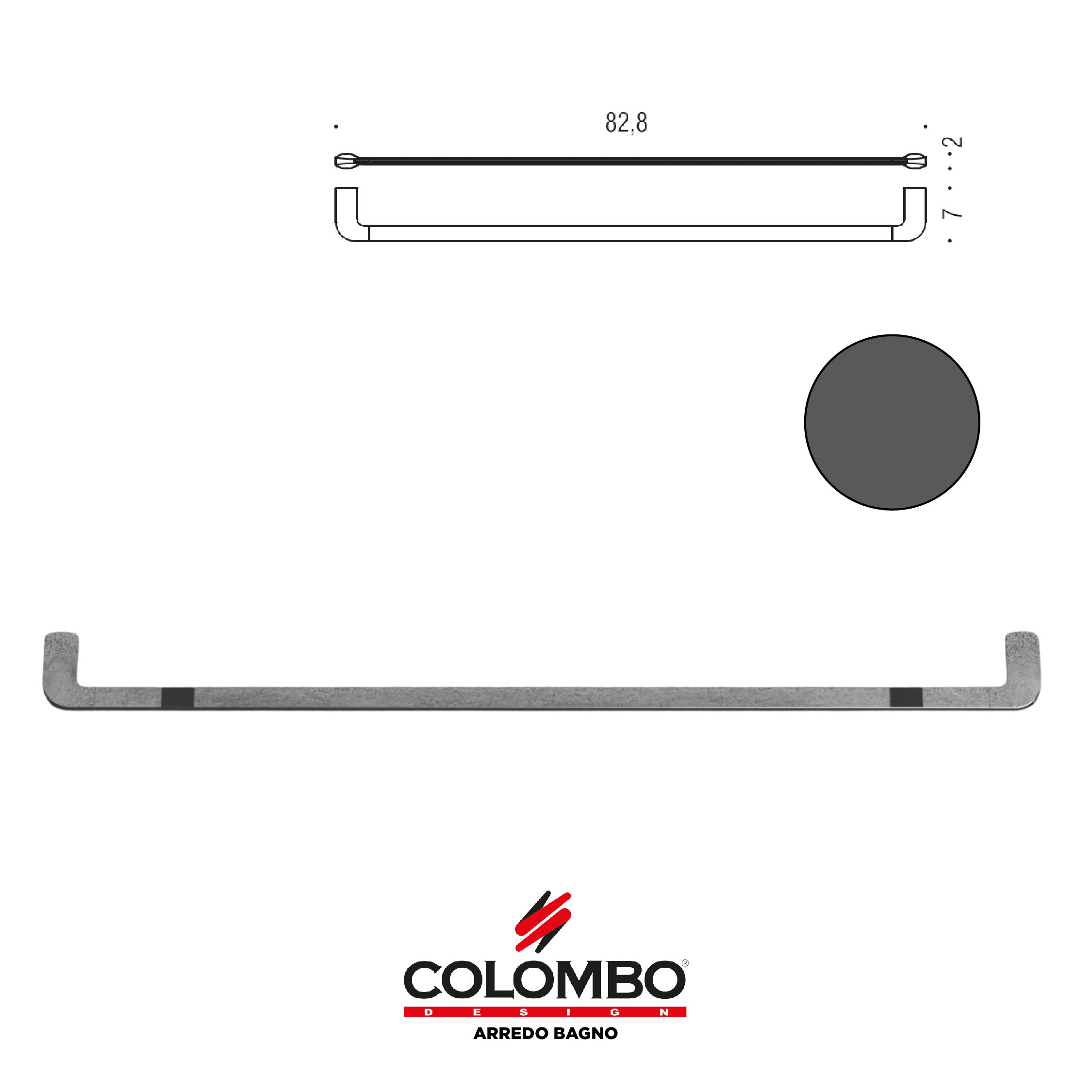 Trenta Porta salvietta - Colombo design arredo bagno - Imhoff Handles