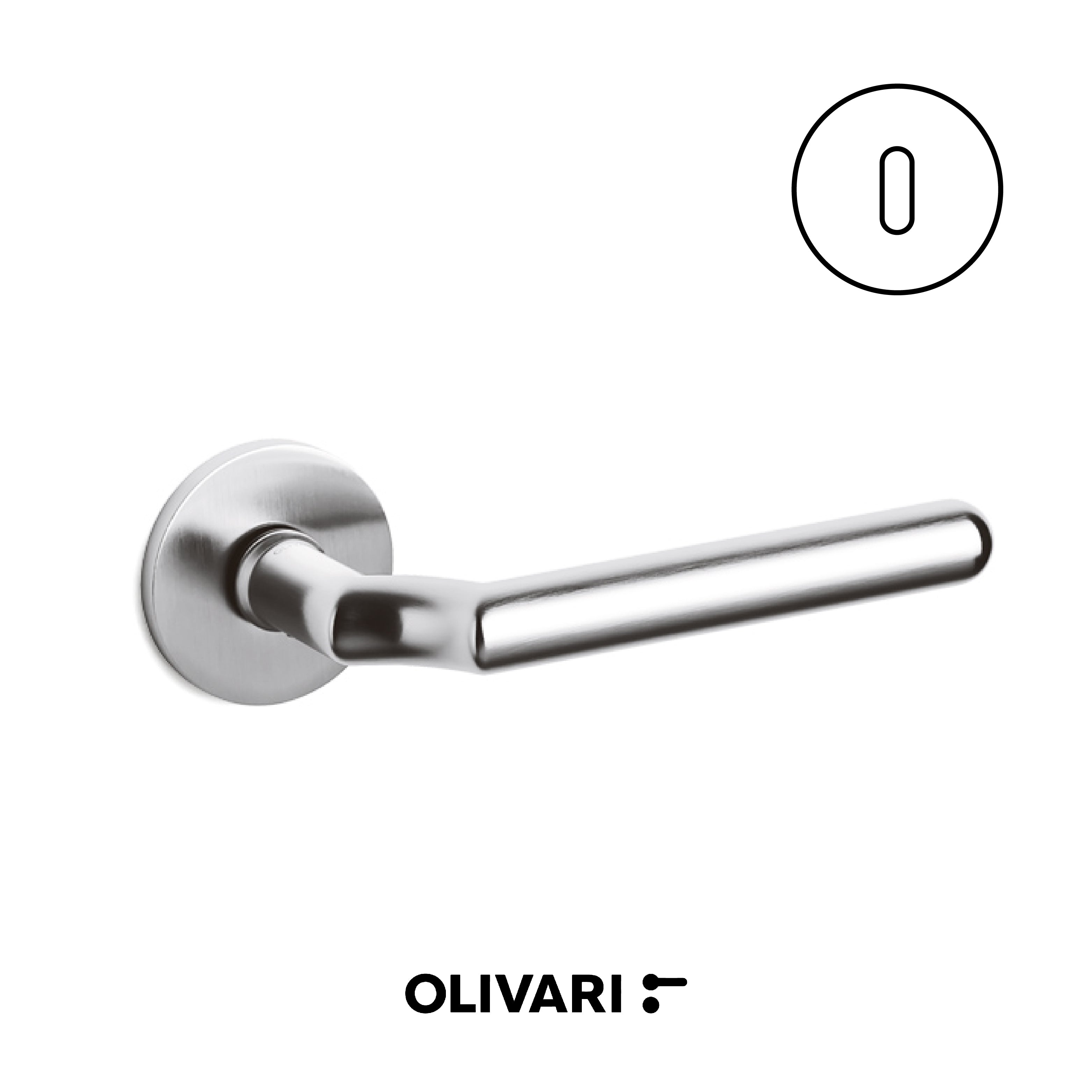 Virgola - Olivari Maniglia per porta interna - Imhoff Handles