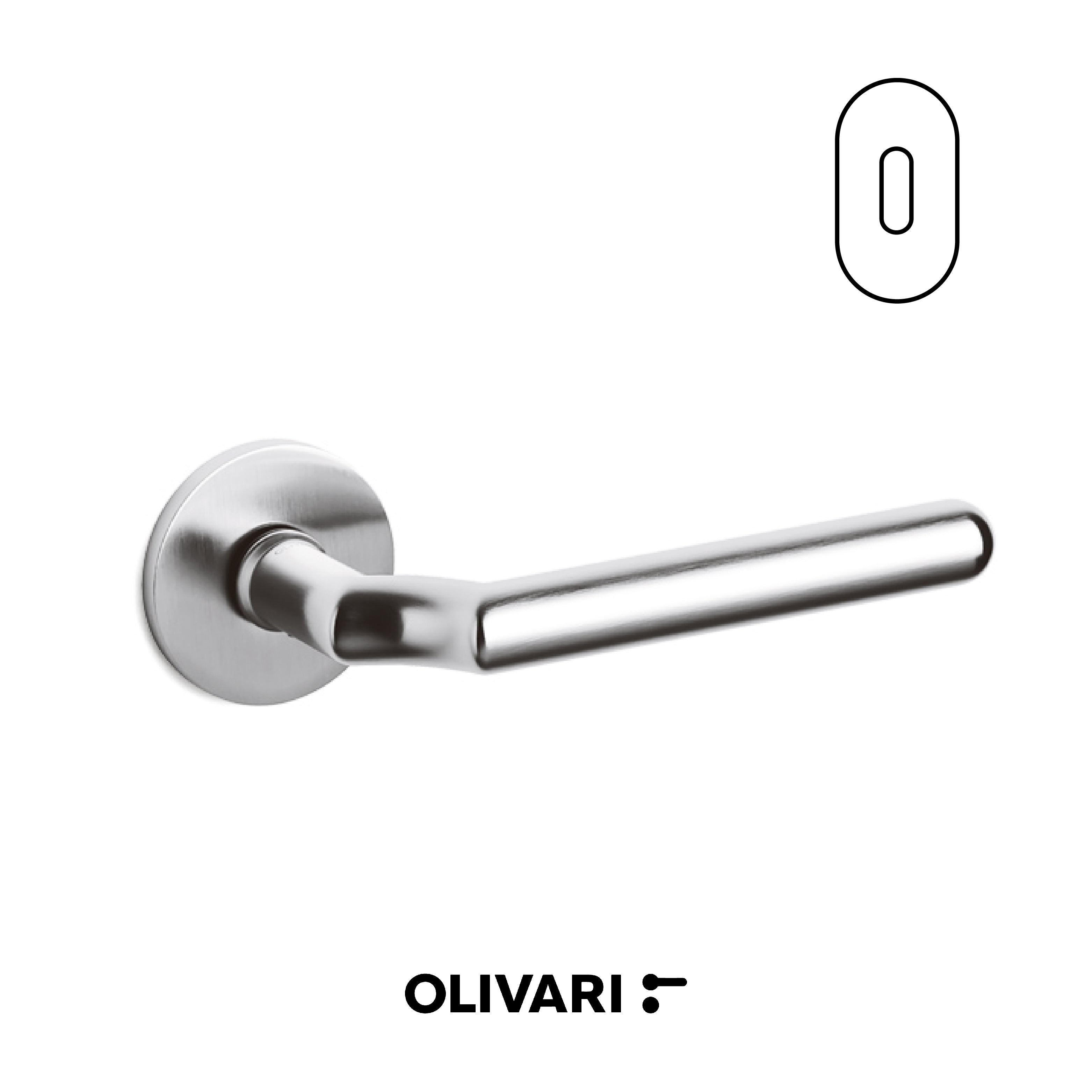 Virgola - Olivari Maniglia per porta interna - Imhoff Handles
