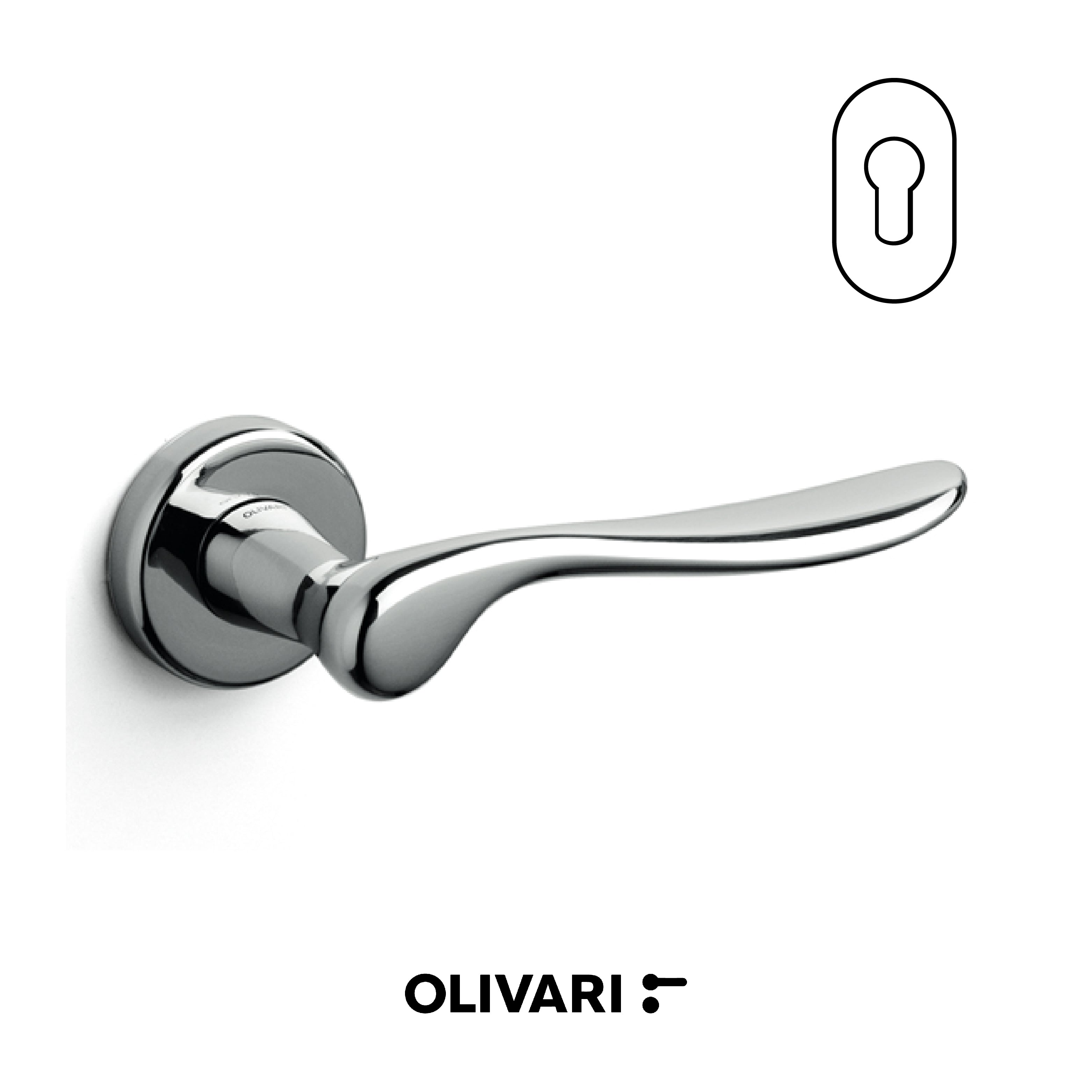 Orvieto - Olivari Maniglia per porta interna - Imhoff Handles