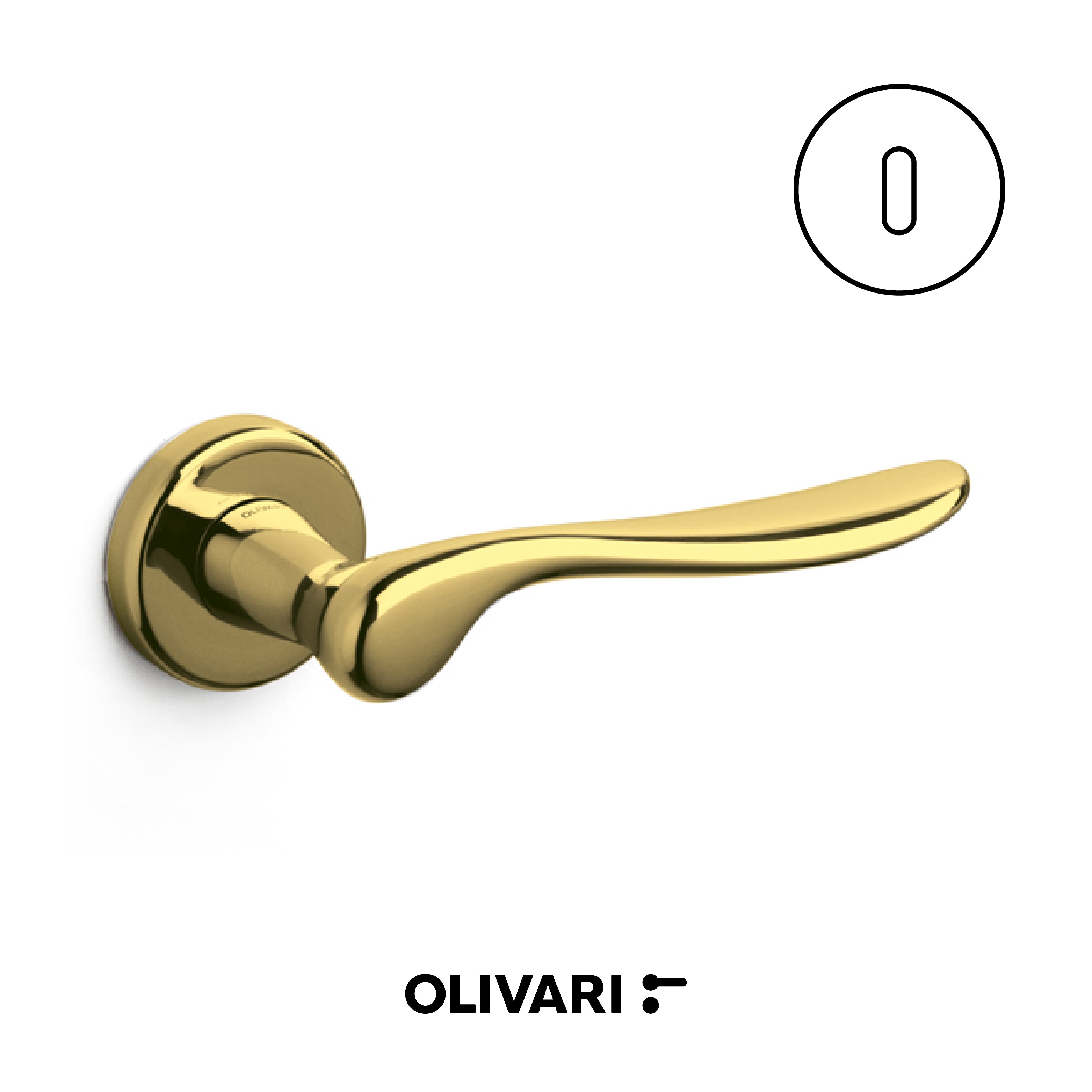 Orvieto - Olivari Maniglia per porta interna - Imhoff Handles