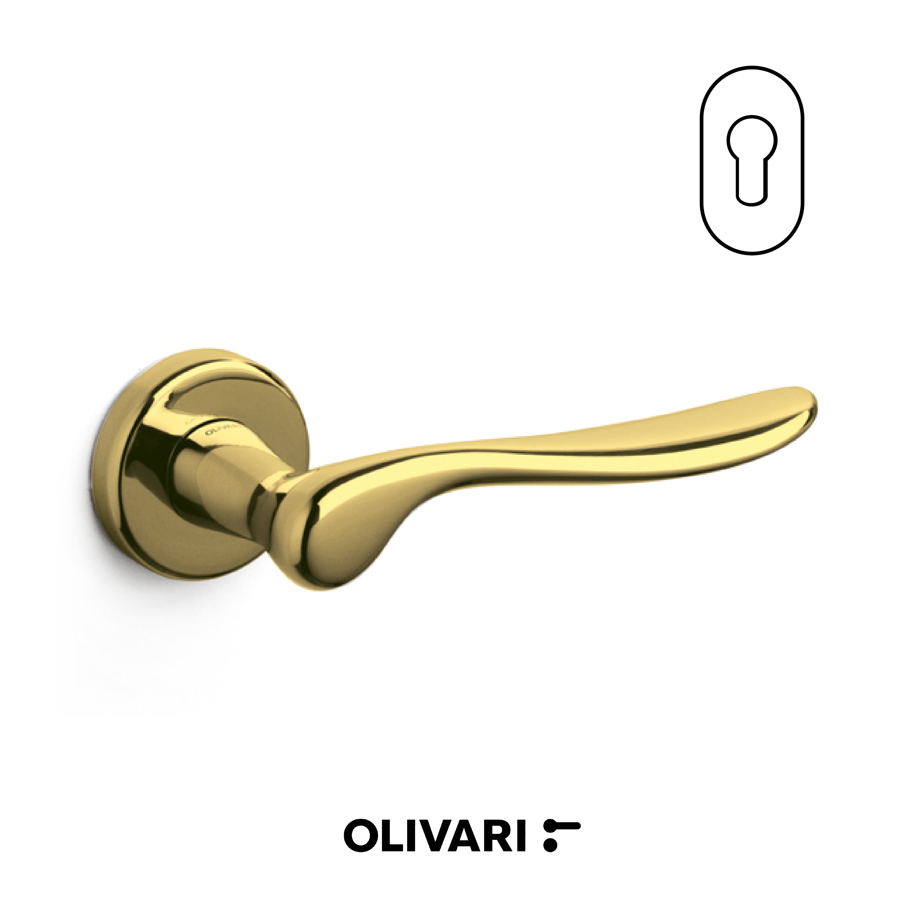 Orvieto - Olivari Maniglia per porta interna - Imhoff Handles