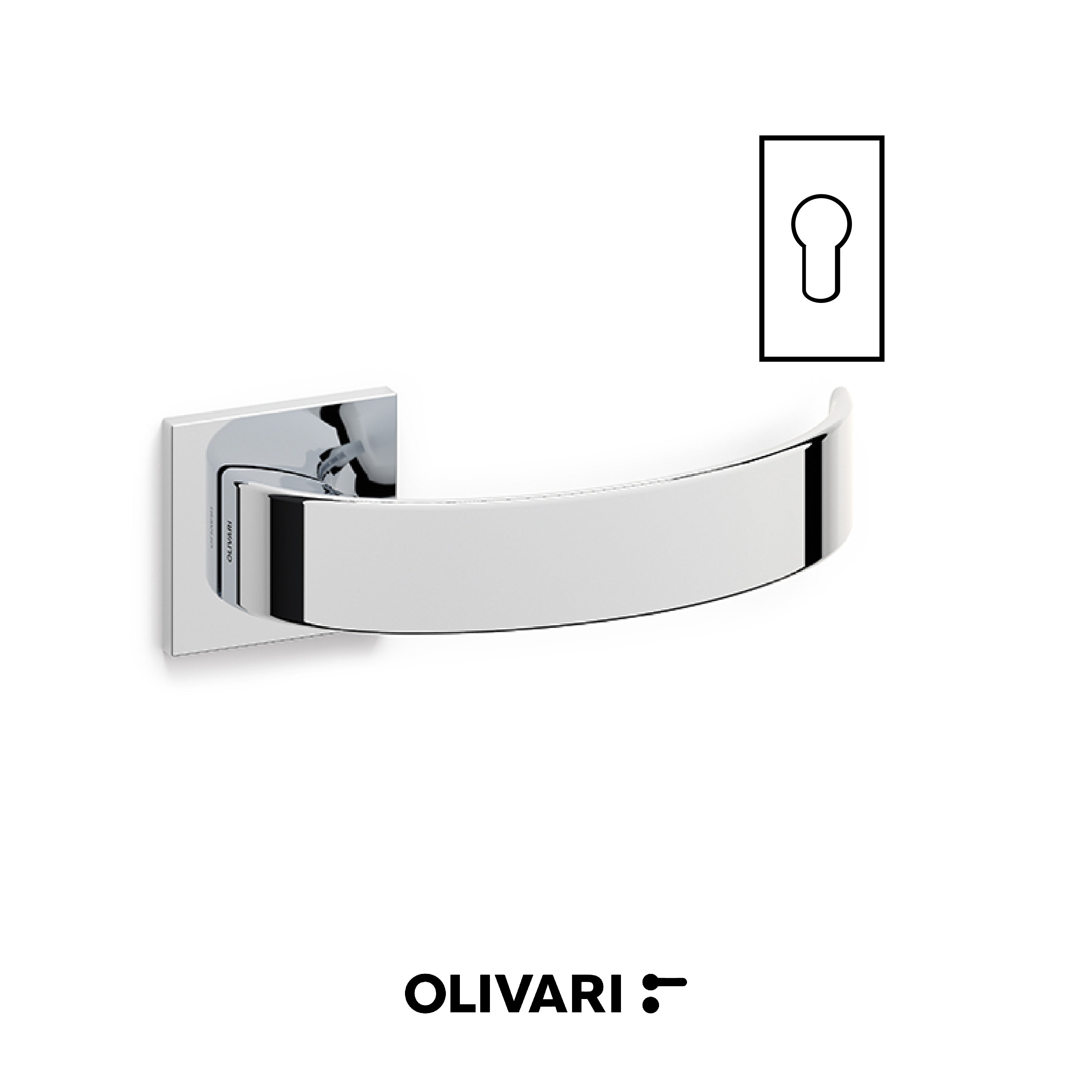 Arc - Olivari Maniglia per porta interna - Imhoff Handles