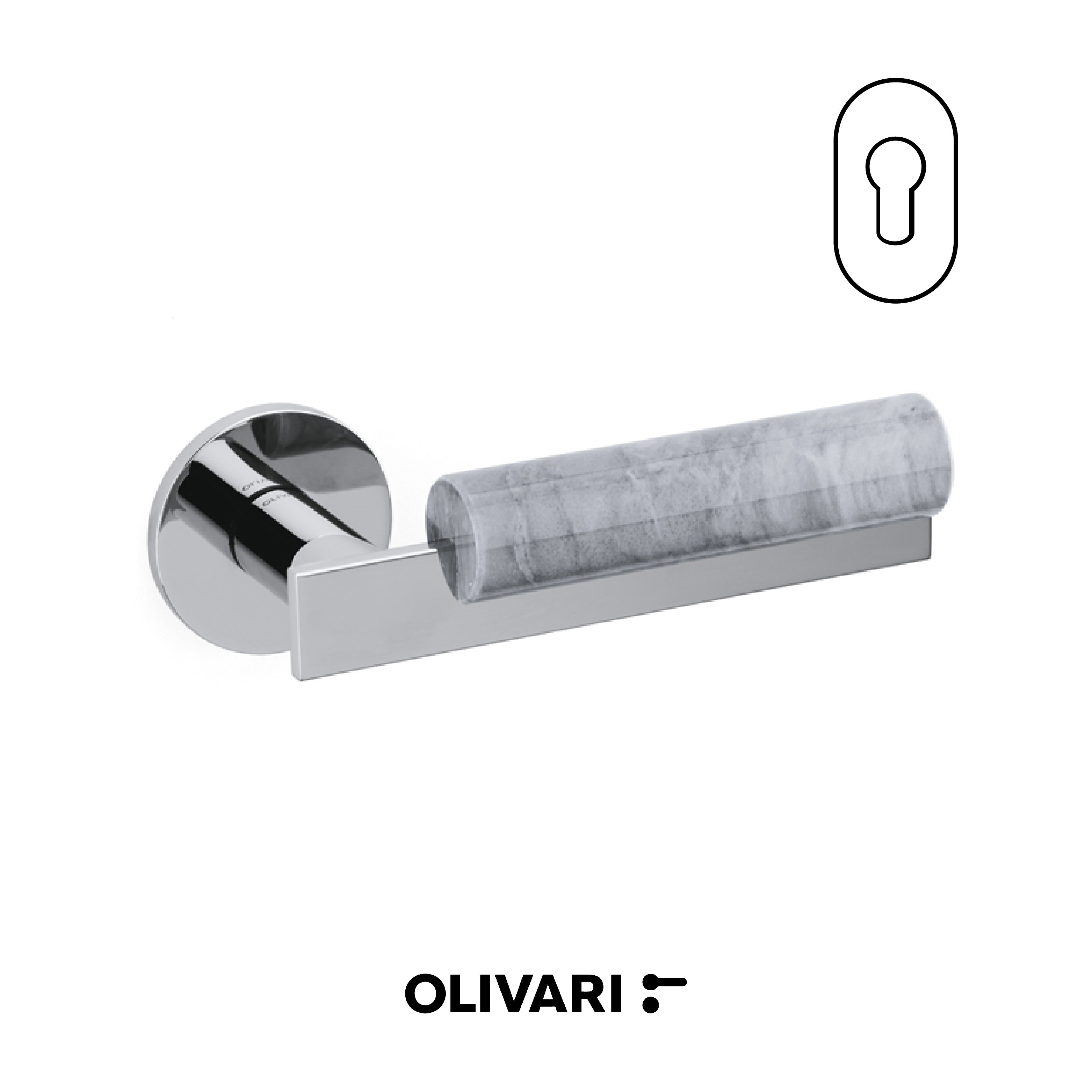 Bau - Olivari Maniglia per porta interna - Imhoff Handles