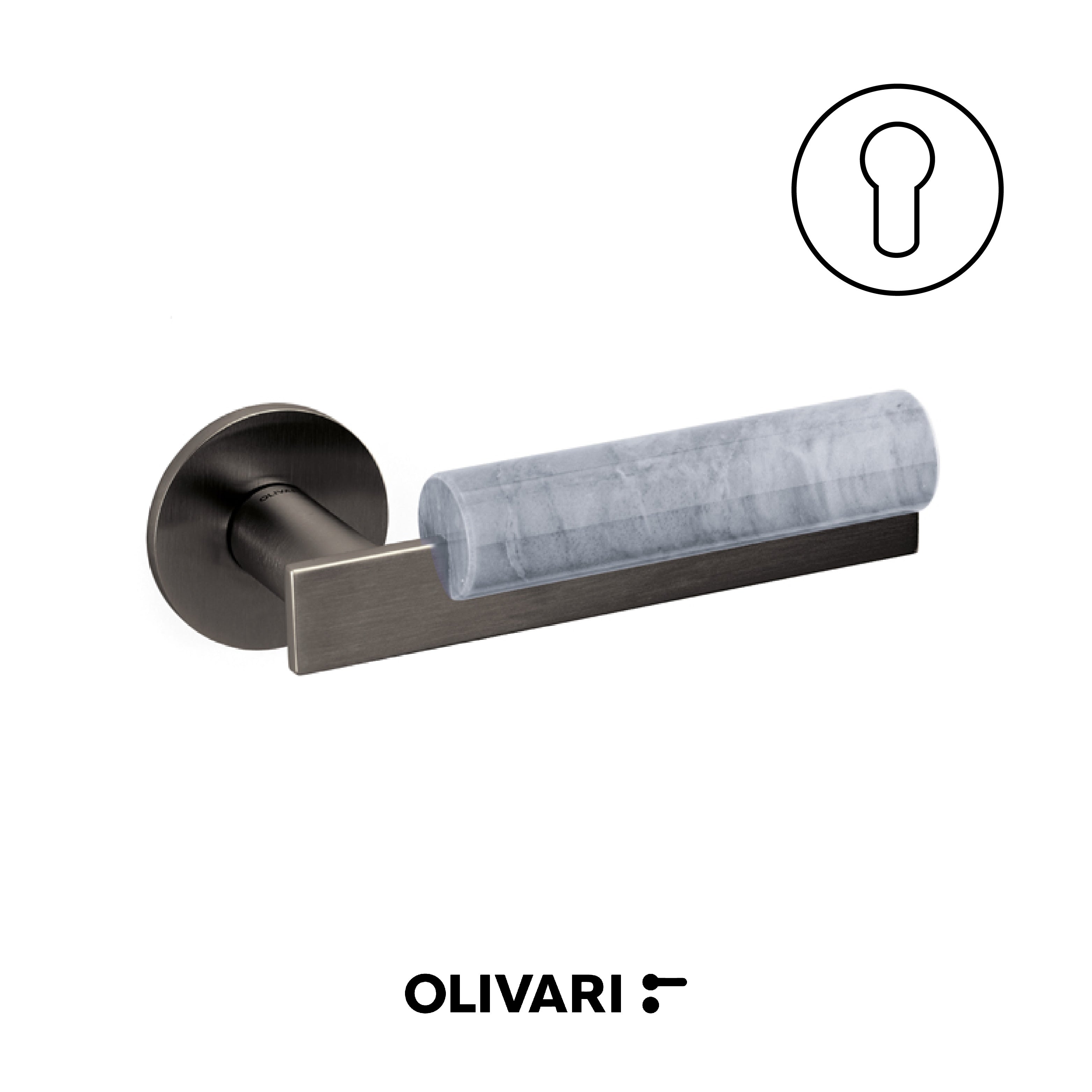 Bau - Olivari Maniglia per porta interna - Imhoff Handles