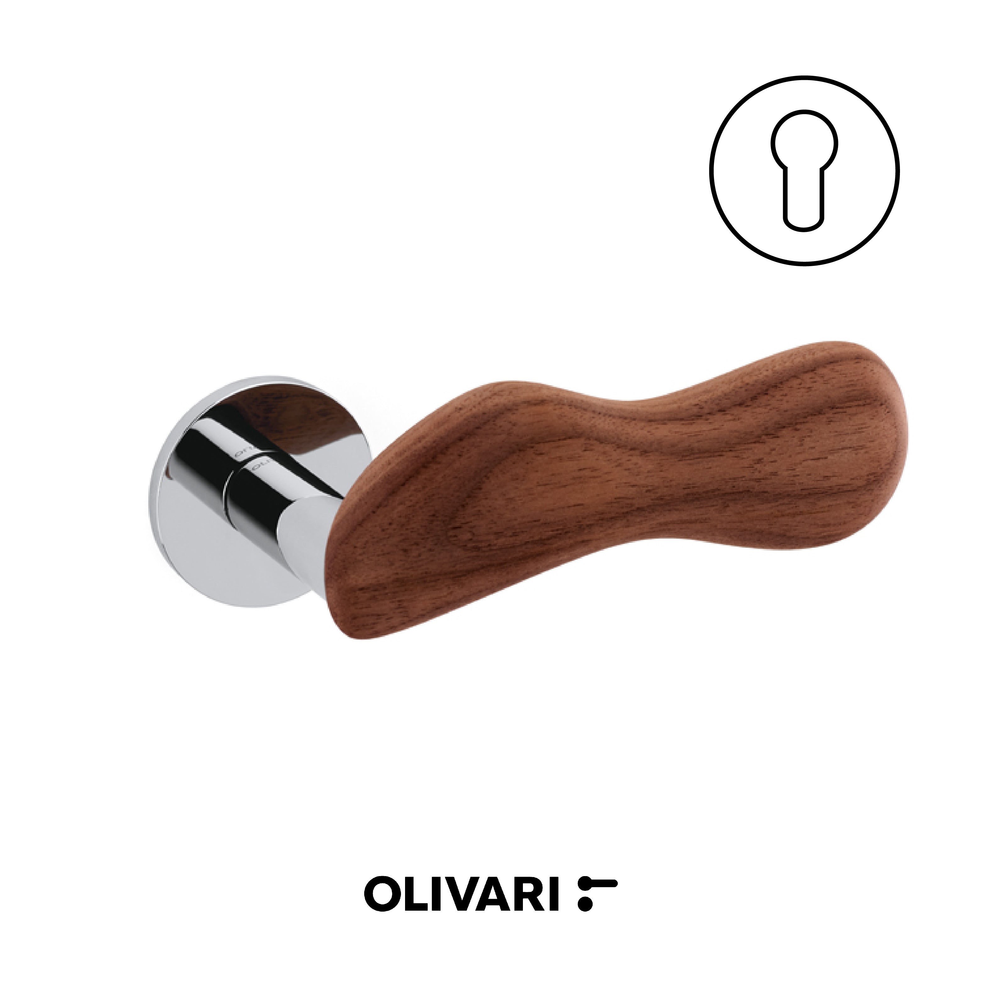 Chelsea legno - Olivari Maniglia per porta interna