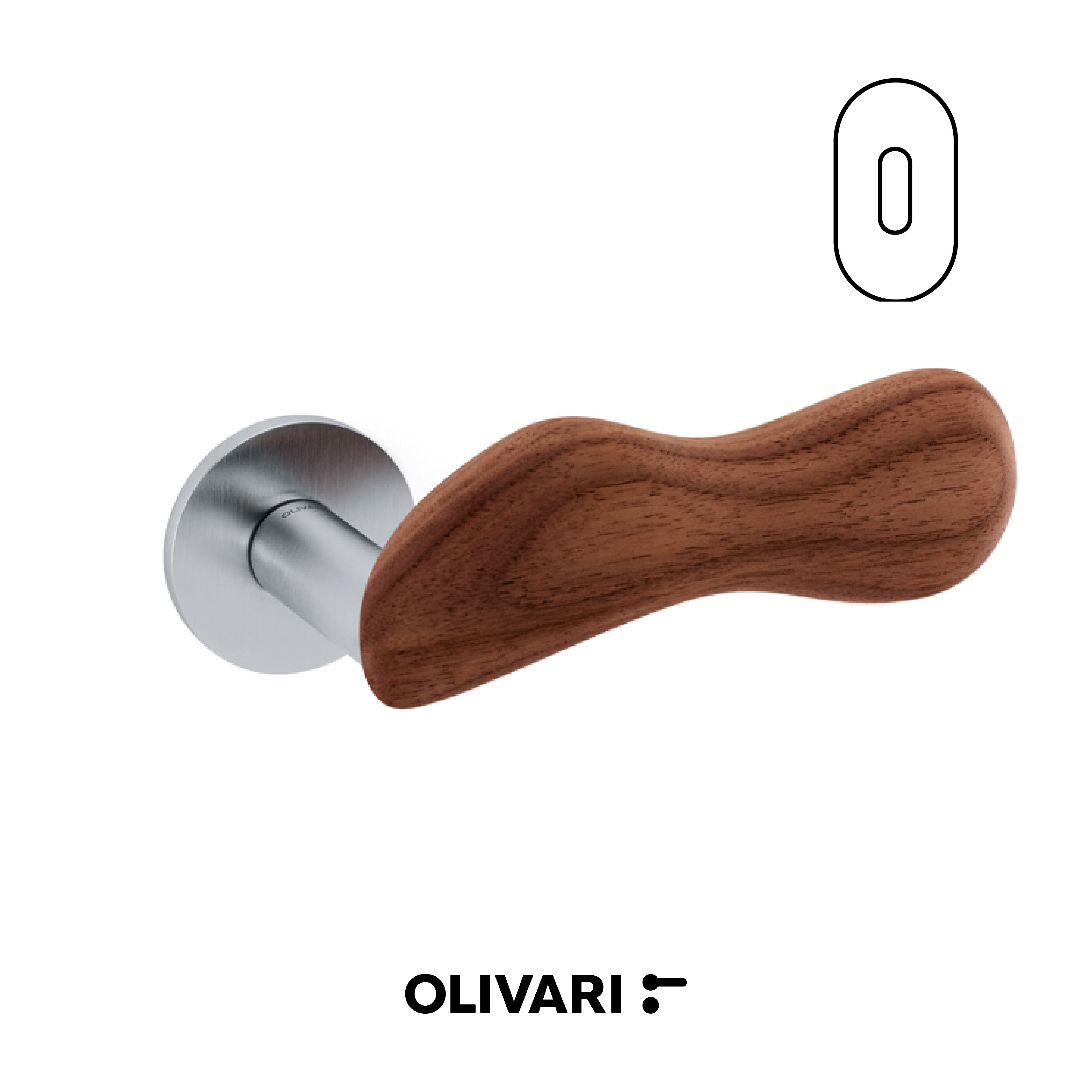Chelsea legno - Olivari Maniglia per porta interna