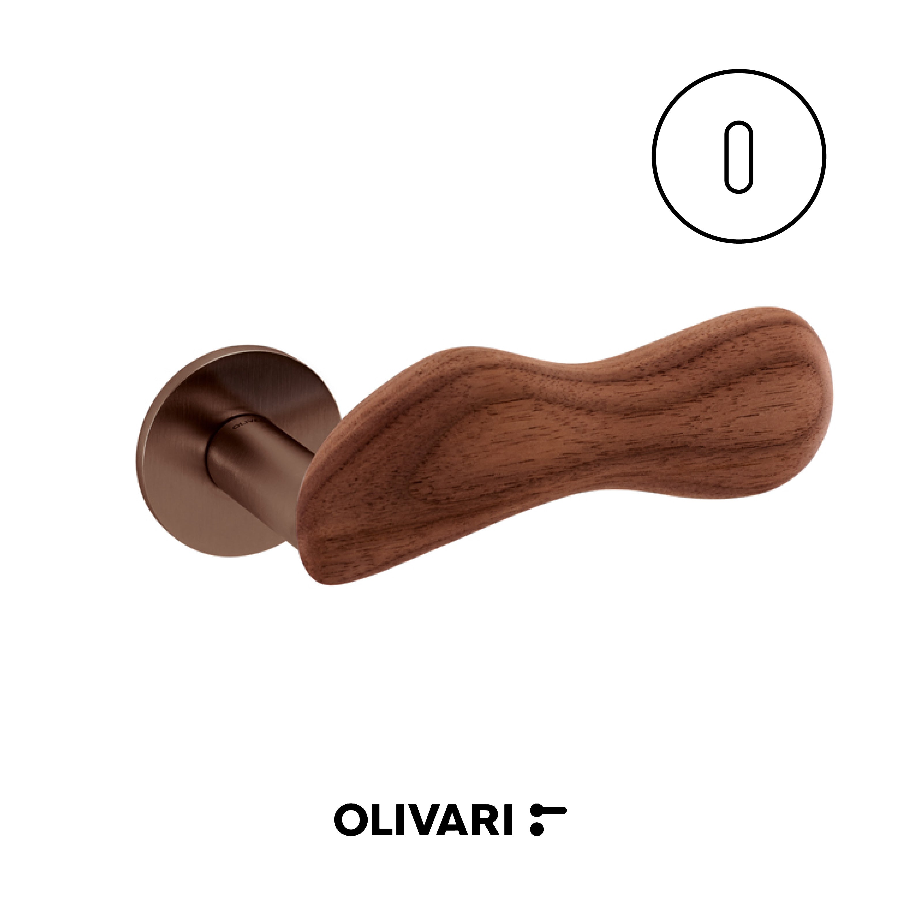 Chelsea legno - Olivari Maniglia per porta interna