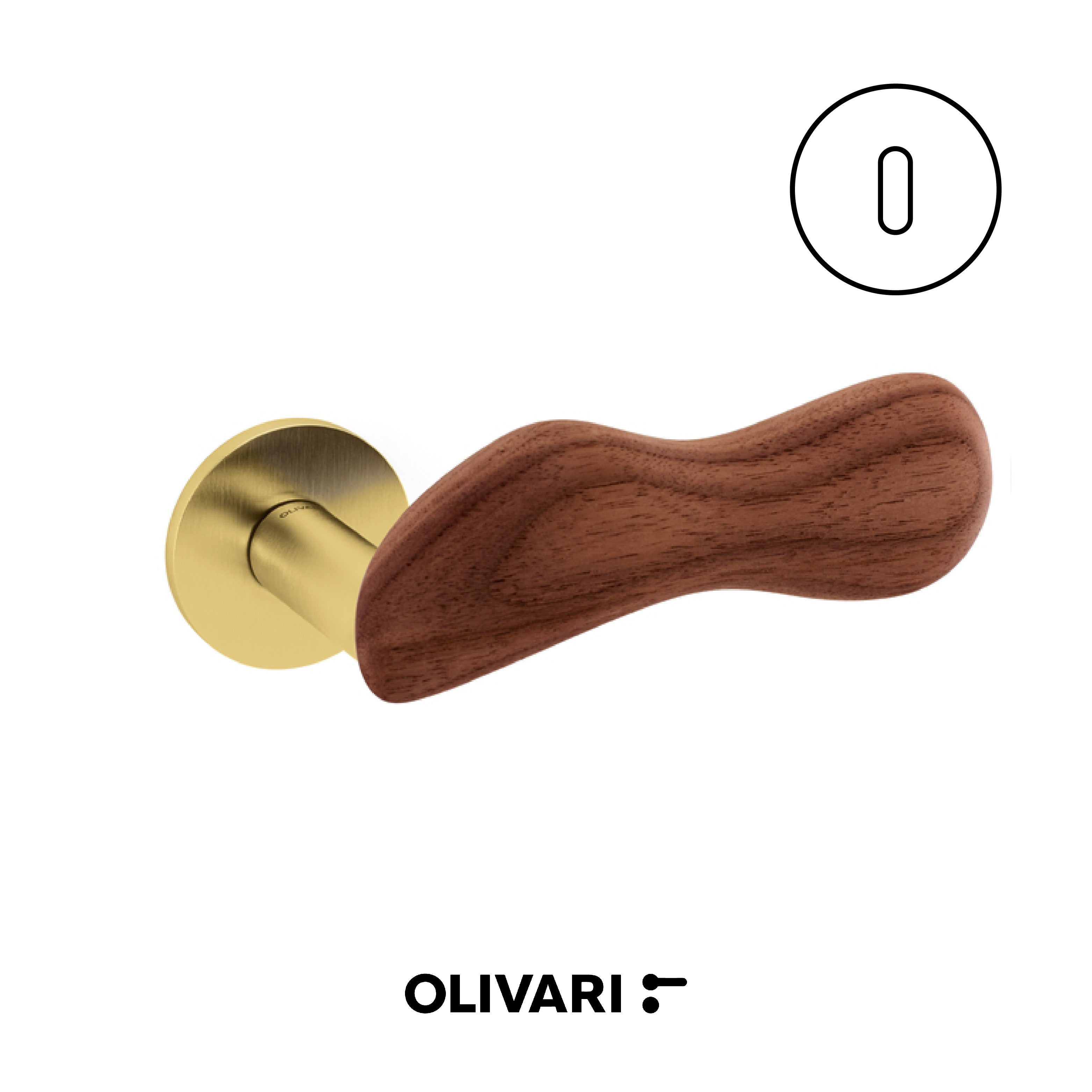 Chelsea legno - Olivari Maniglia per porta interna