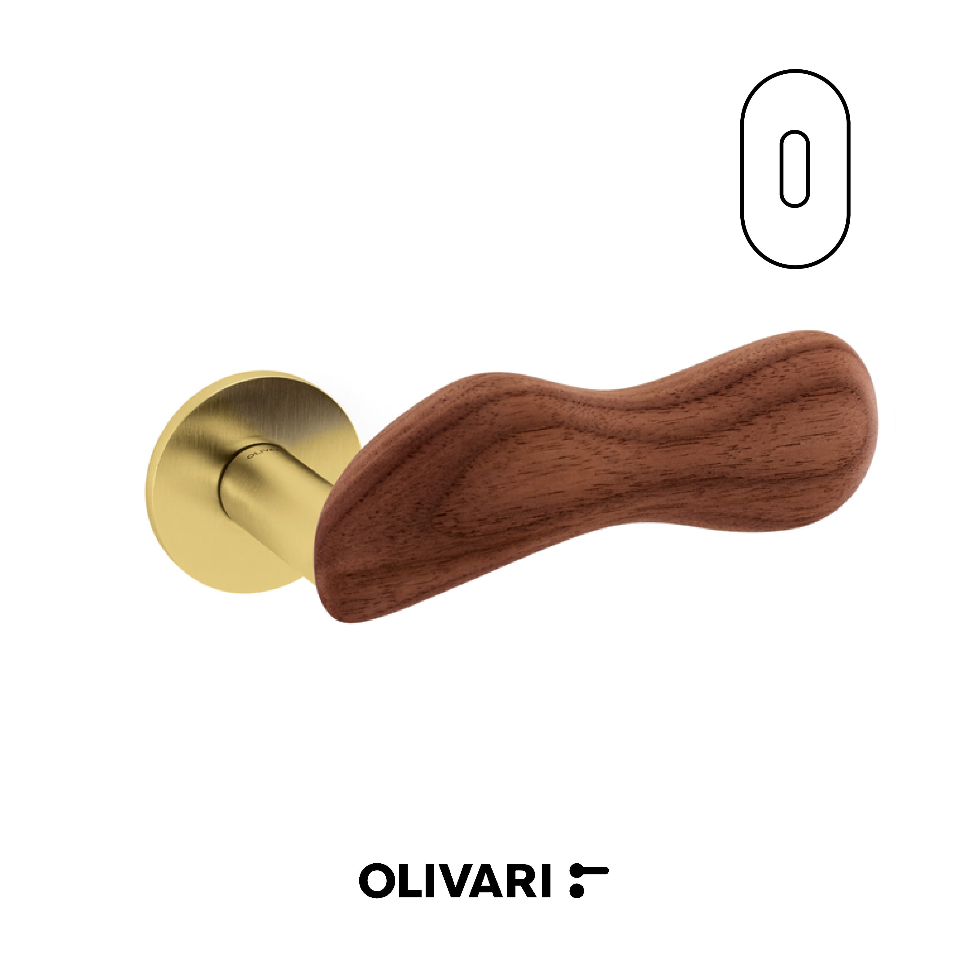 Chelsea legno - Olivari Maniglia per porta interna