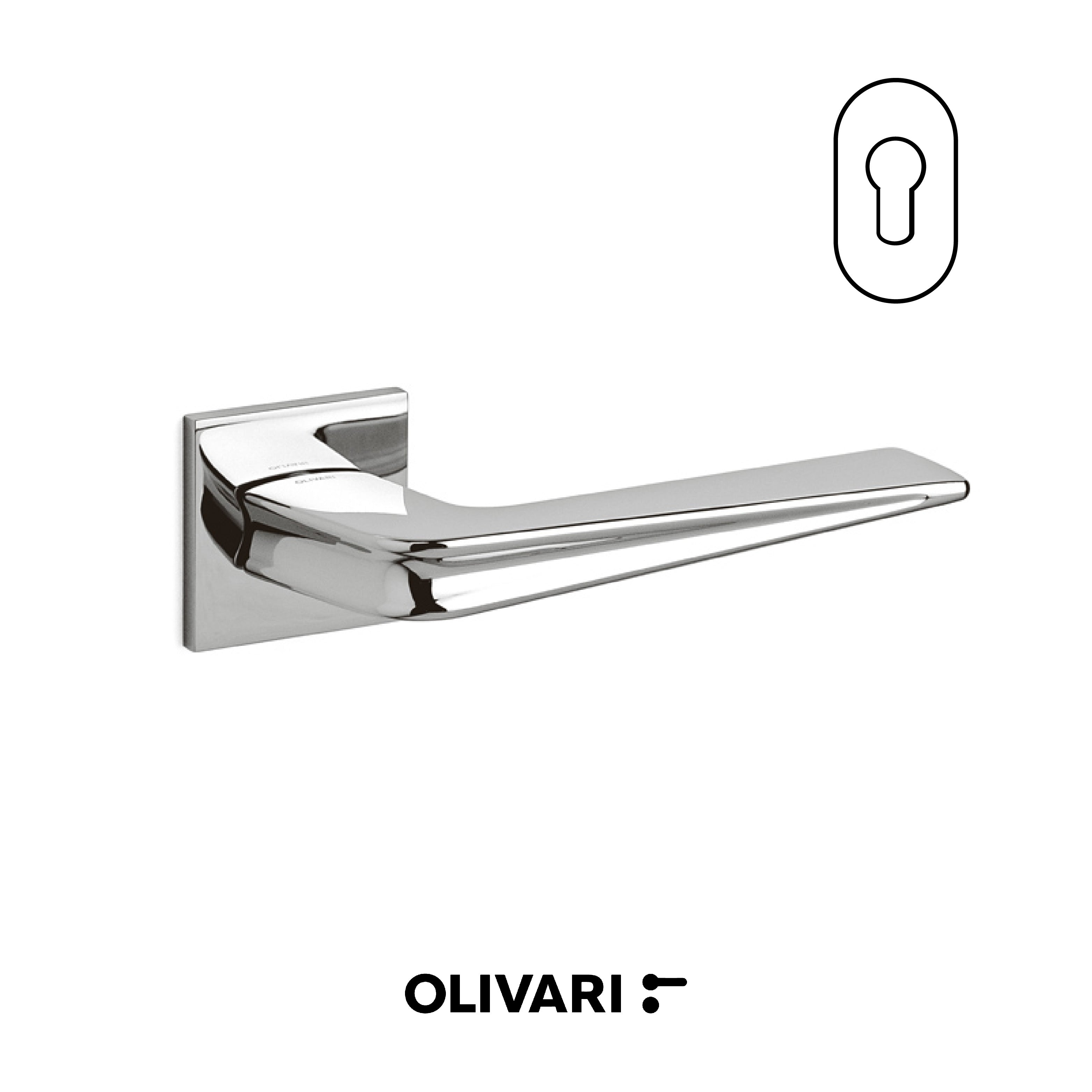 Chevron - Olivari maniglia per porta interna - Imhoff Handles