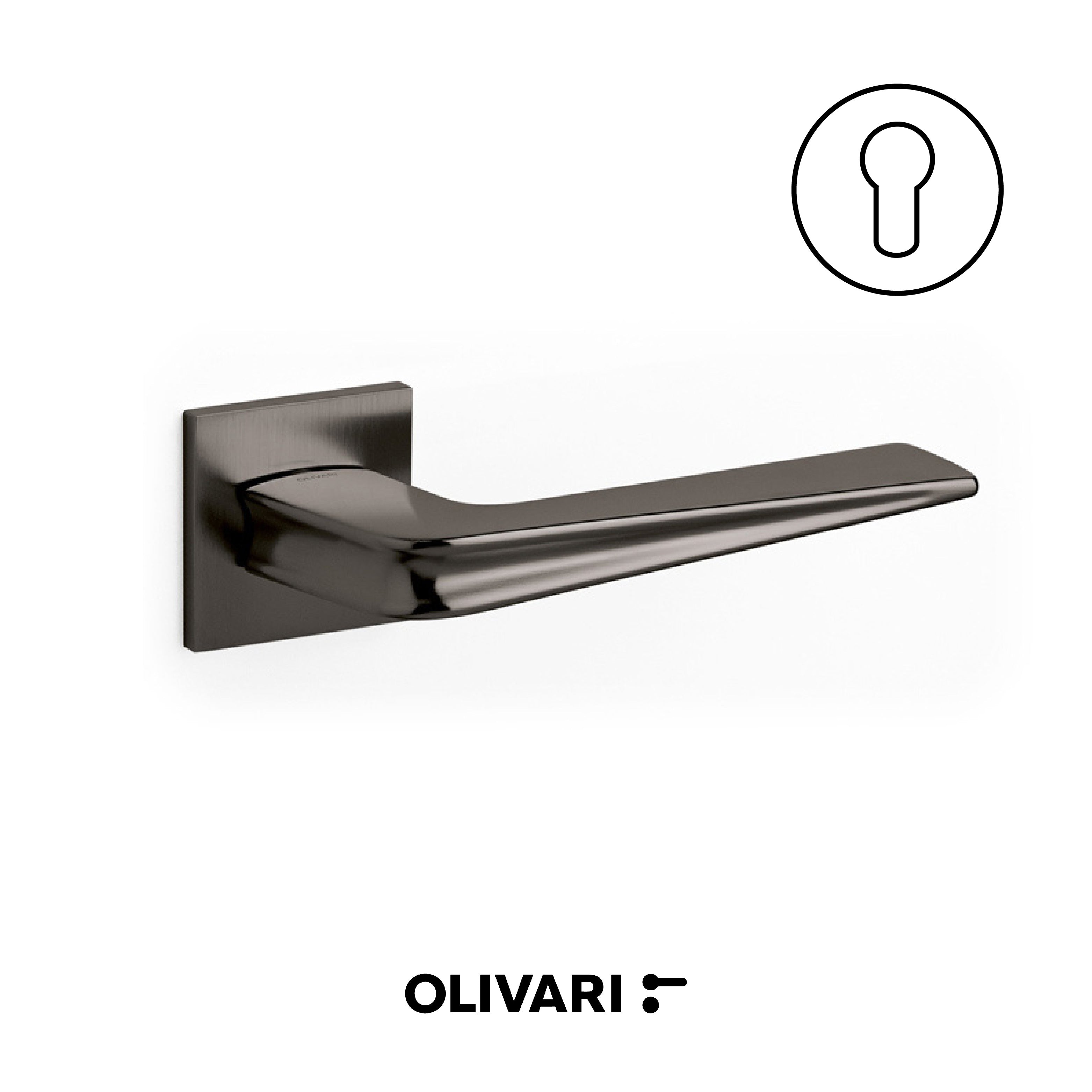 Chevron - Olivari maniglia per porta interna - Imhoff Handles