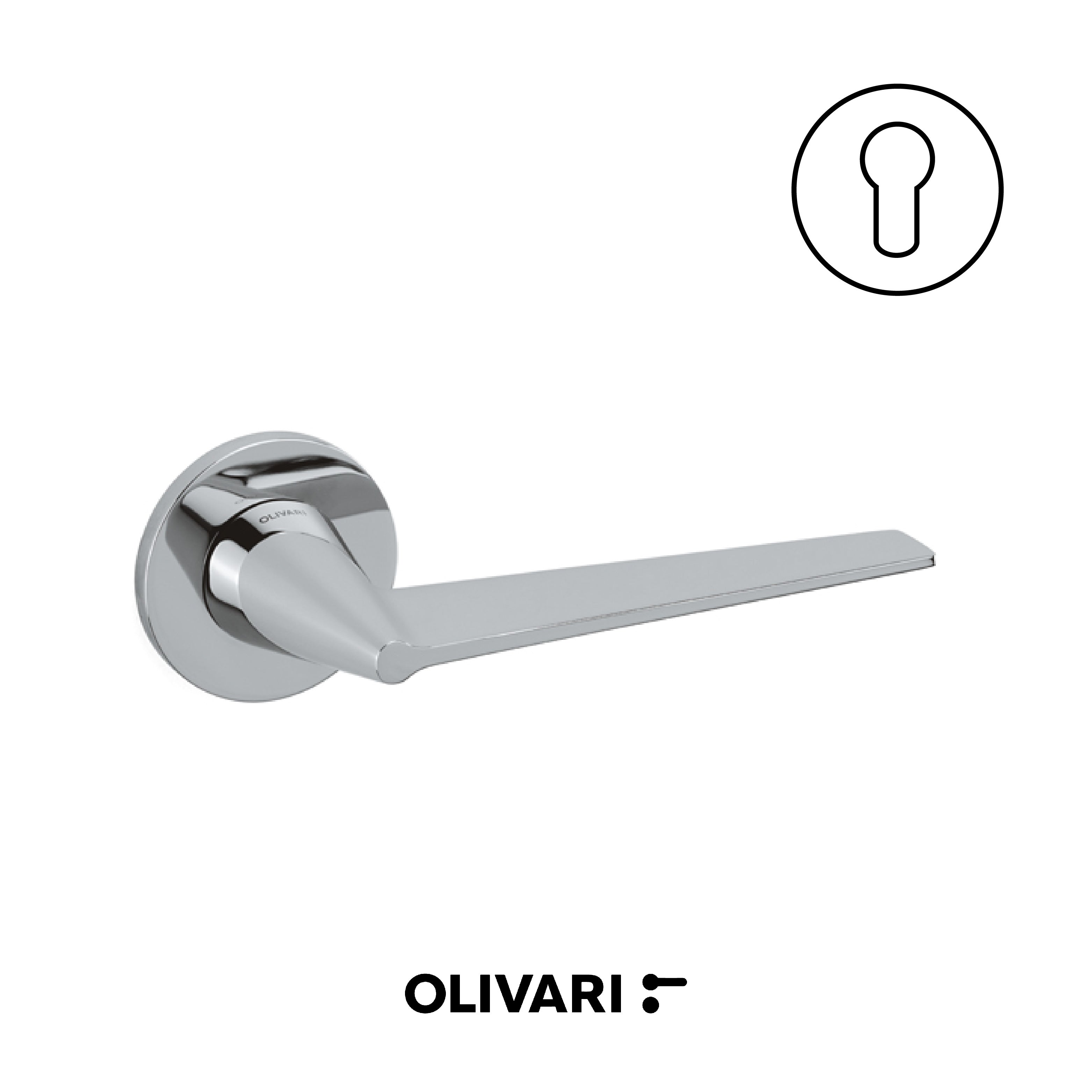 Cono - Olivari Maniglia per porta interna - Imhoff Handles