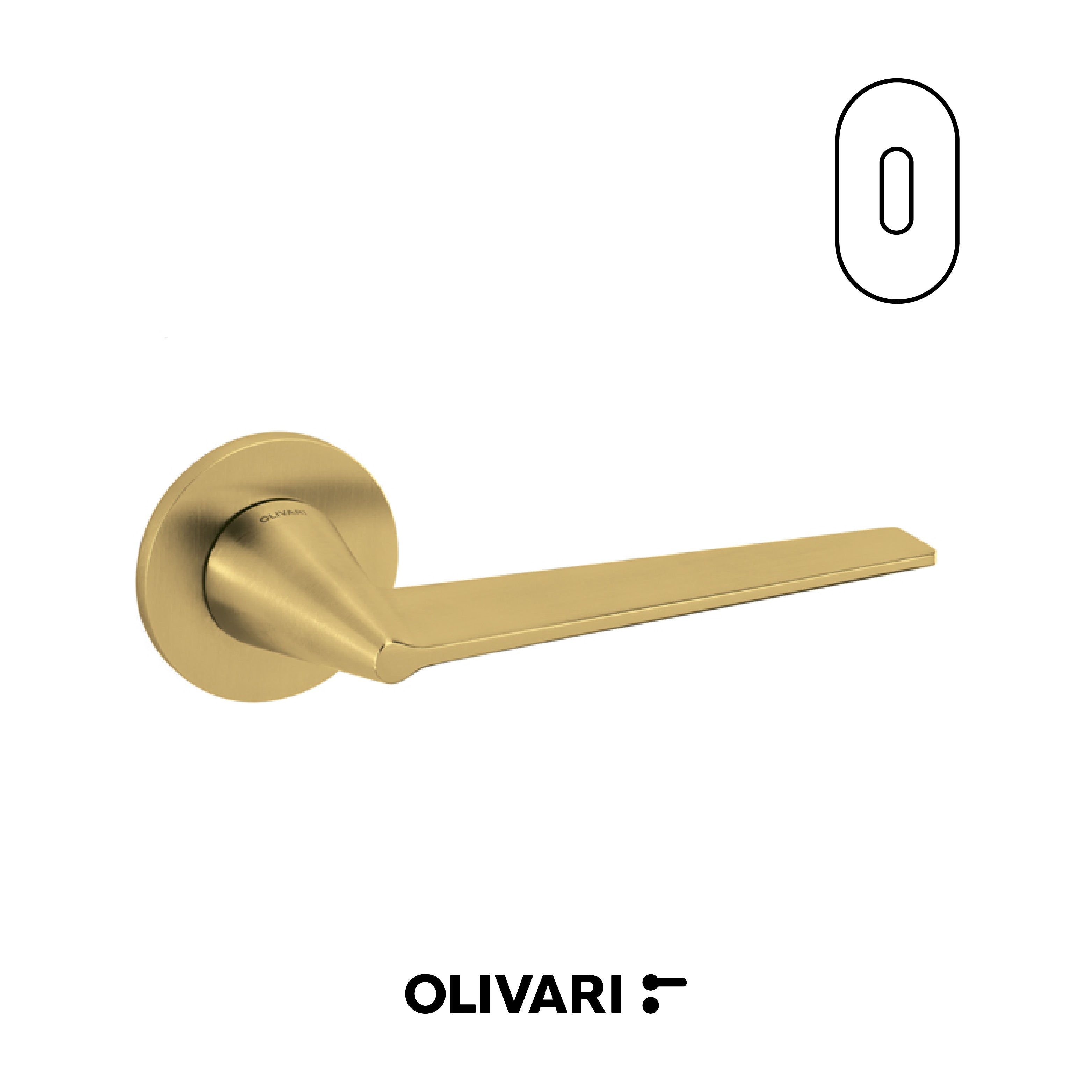 Cono - Olivari Maniglia per porta interna - Imhoff Handles