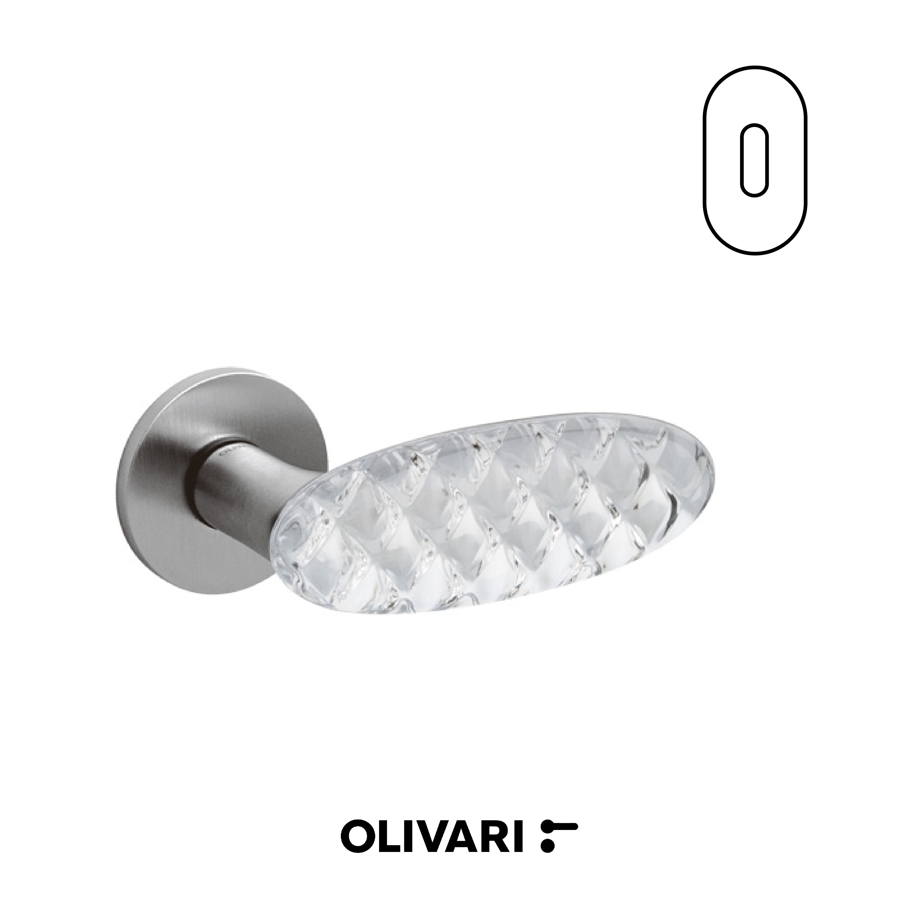 Crystal Royal - Olivari Maniglia per porta interna - Imhoff Handles