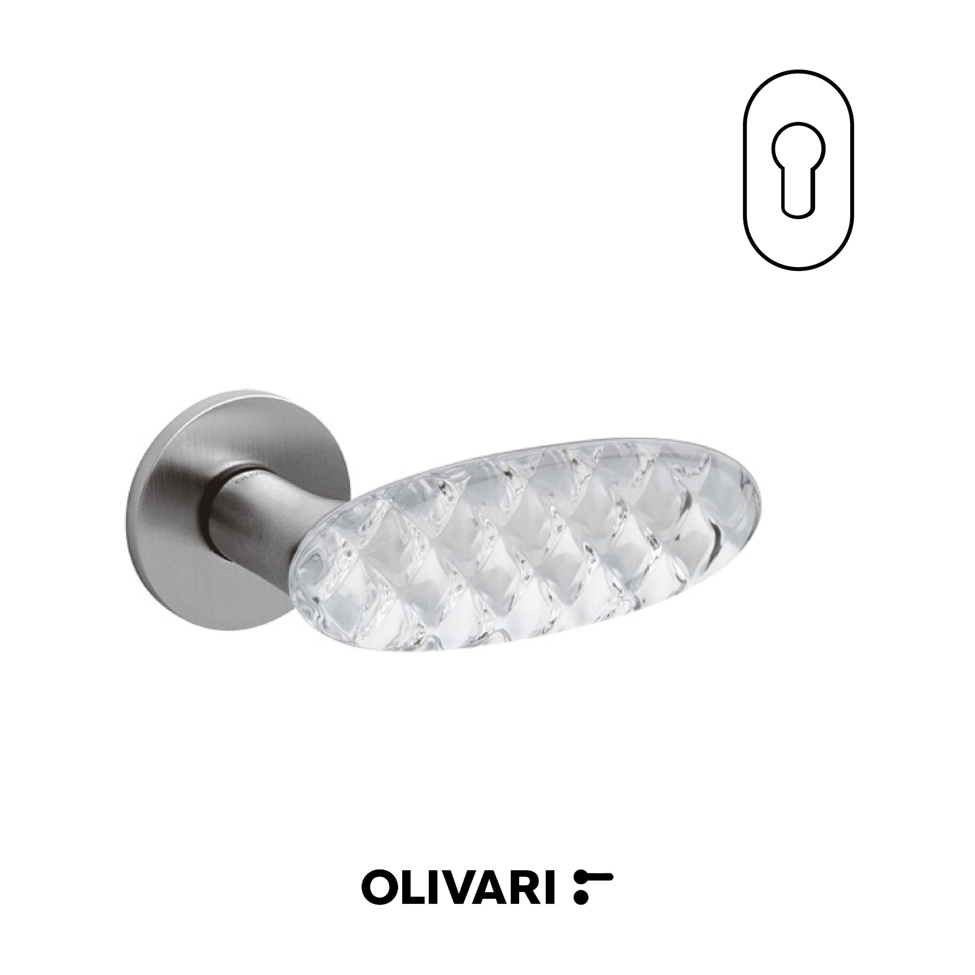 Crystal Royal - Olivari Maniglia per porta interna - Imhoff Handles