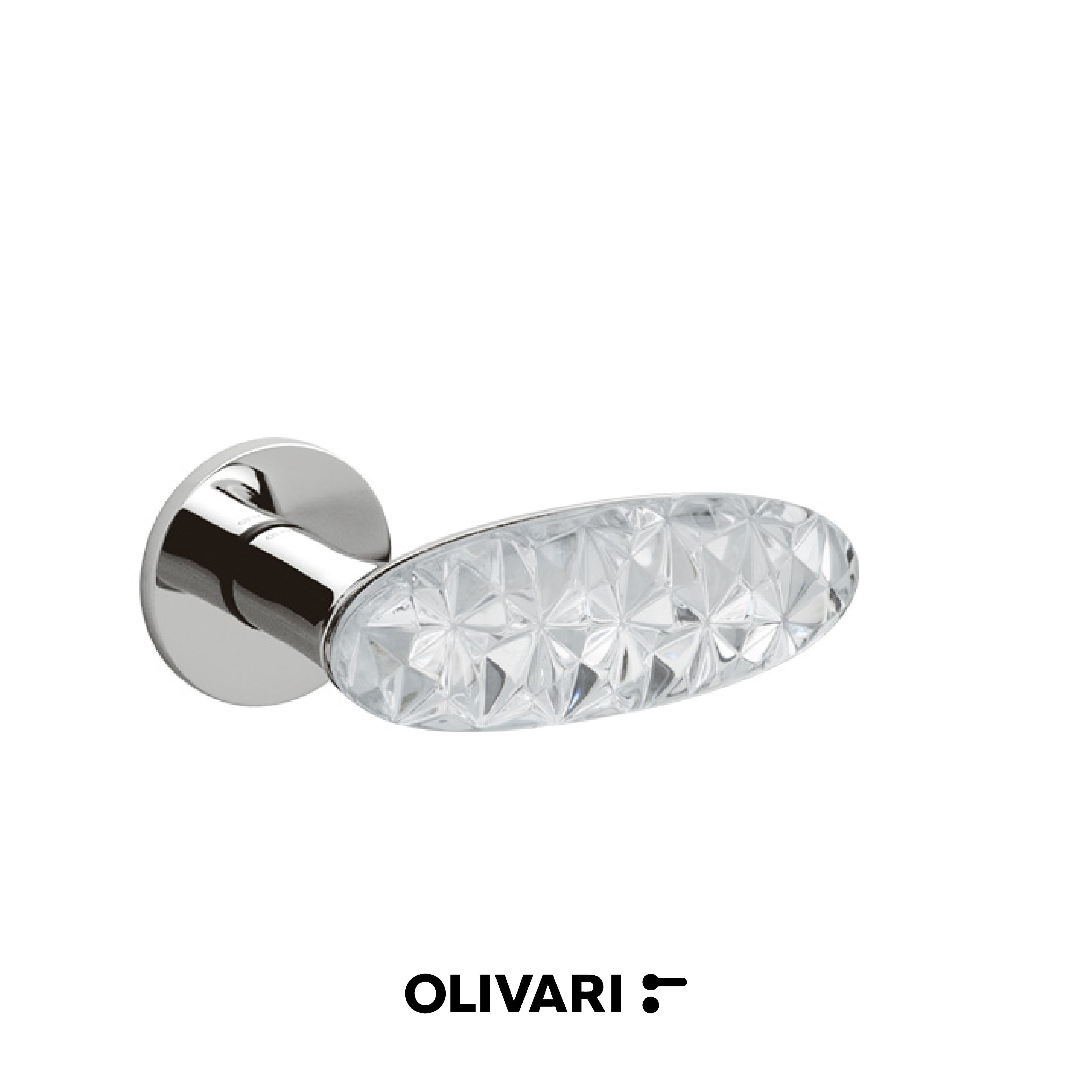Crystal Diamond - Olivari Maniglia per porta interna - Imhoff Handles
