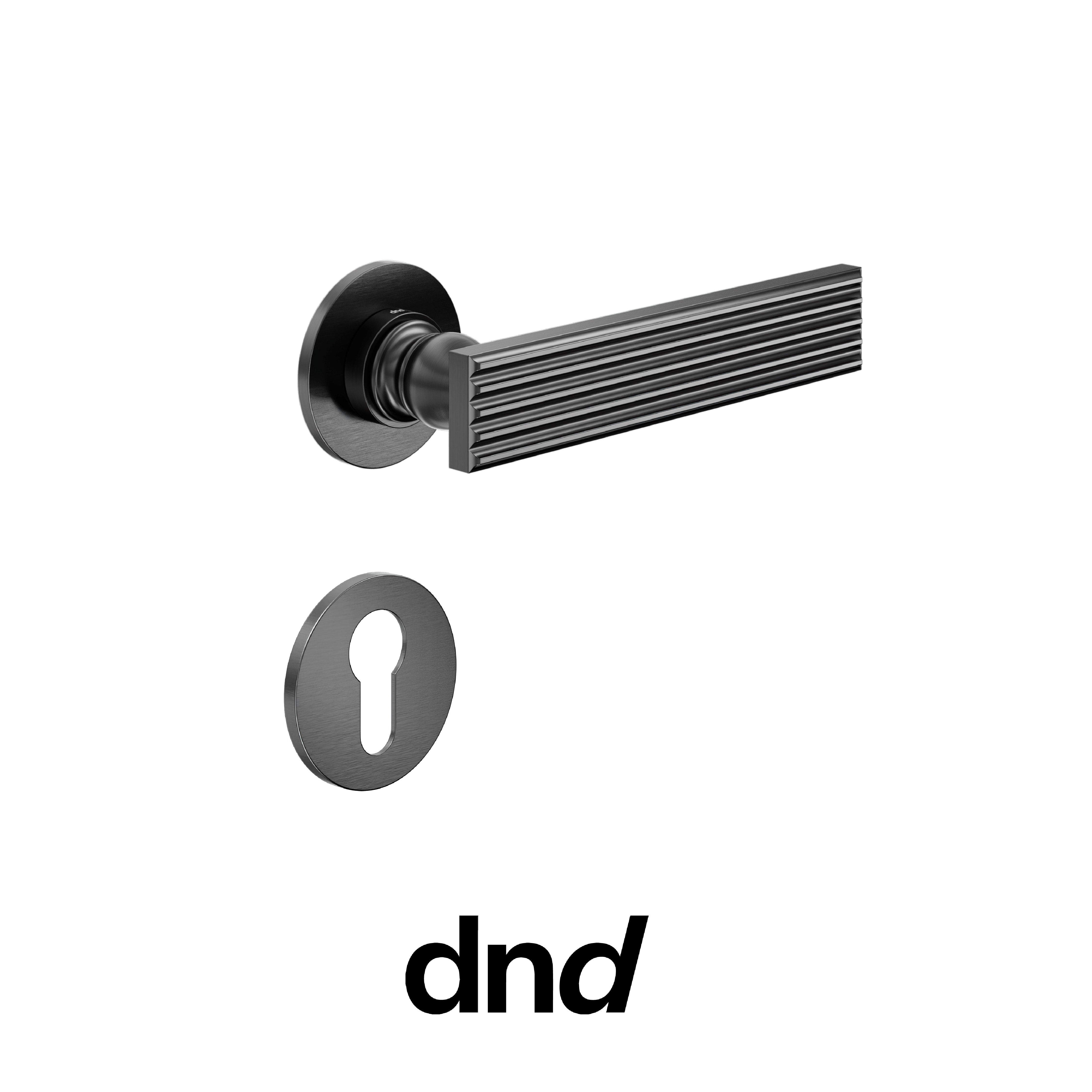 DND Eleonora - Maniglia per porta interna - OGH - Bronzo satinato opaco / Lucrezia / No