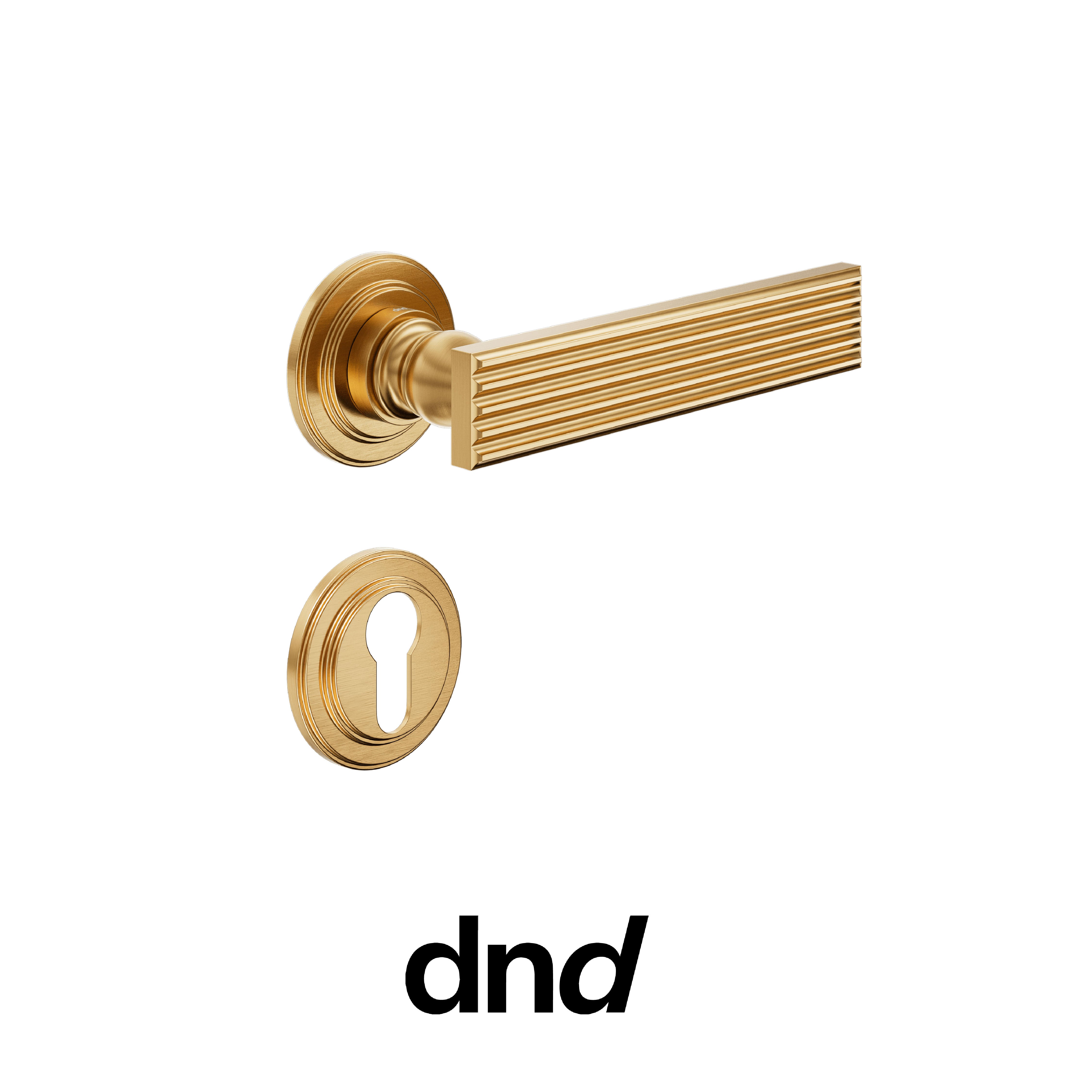 DND Eleonora - Maniglia per porta interna - OGH - Bronzo satinato opaco / Lucrezia / No