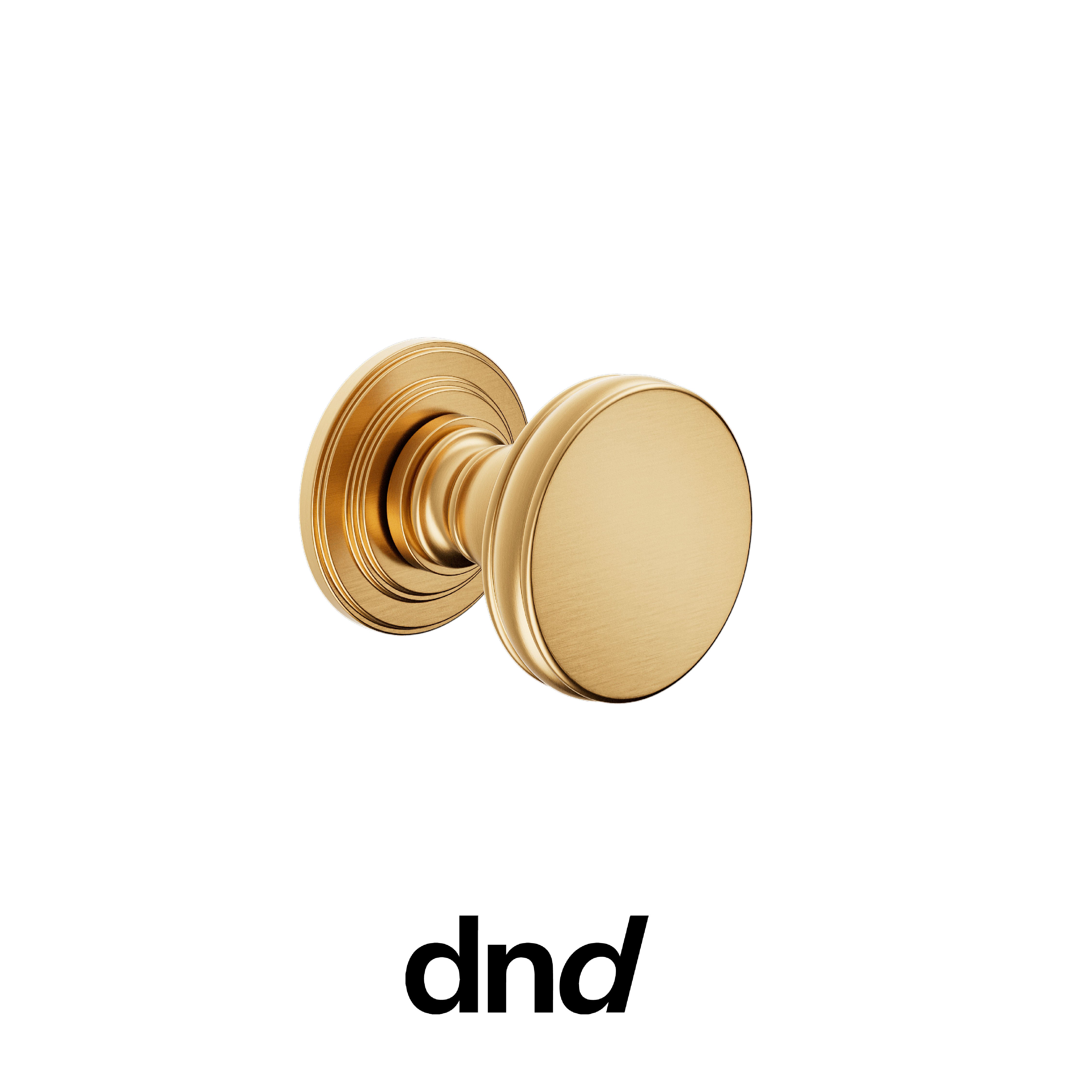 DND Lucrezia 03 - Pomolo per porta interna - PVD-SG - Oro antico satinato / Lucrezia / Pomolo singolo fisso