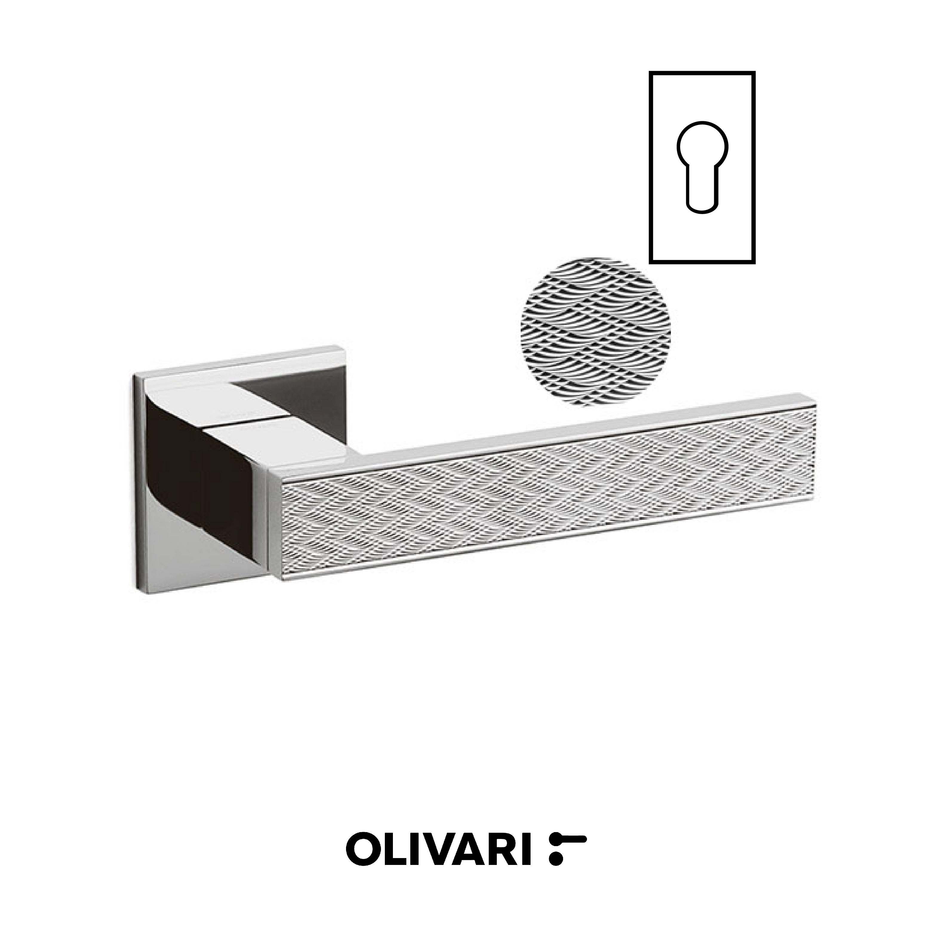 Diana Chevron -  Olivari Maniglia per porta interna - Imhoff Handles