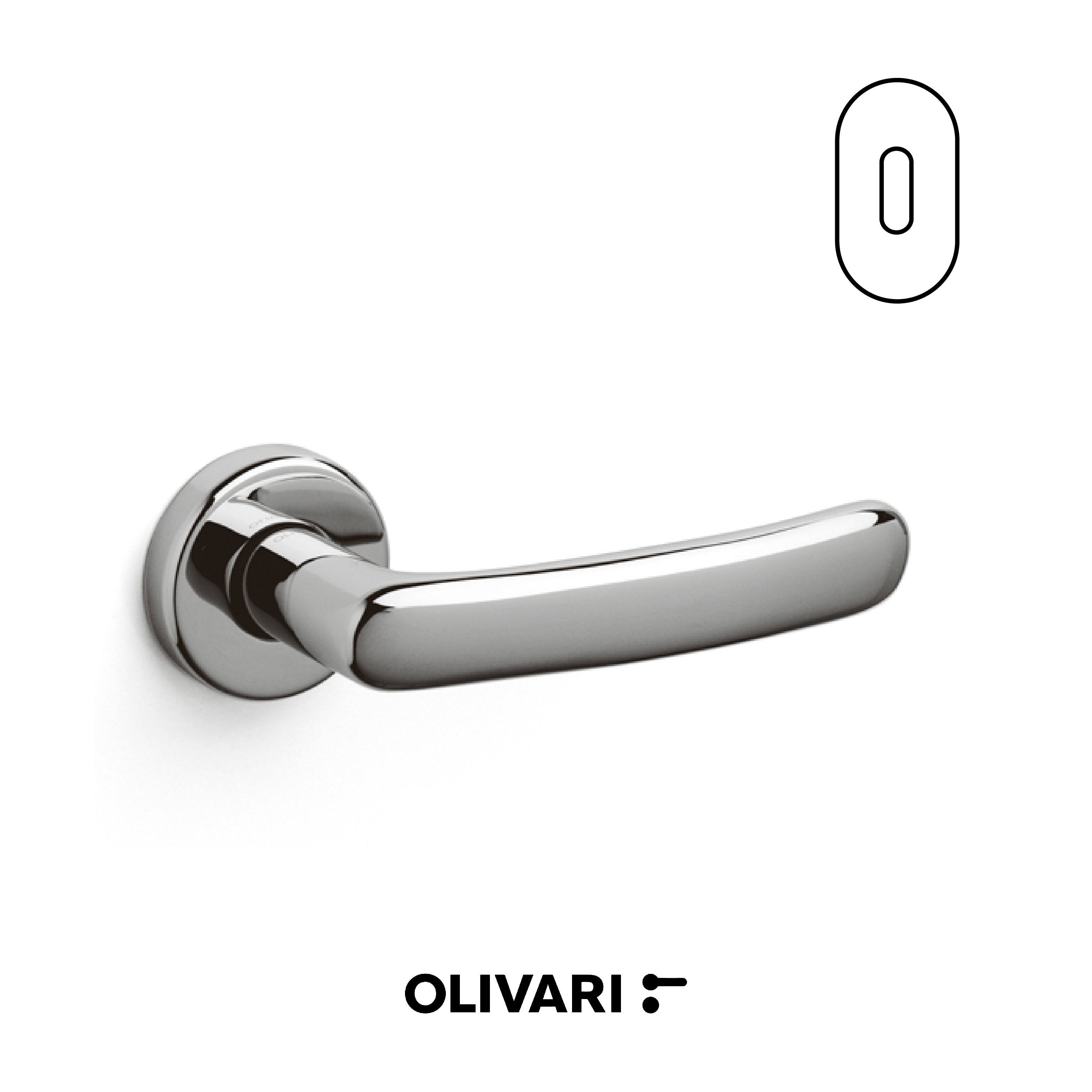 Emilia - Olivari Maniglia per porta interna - Imhoff Handles