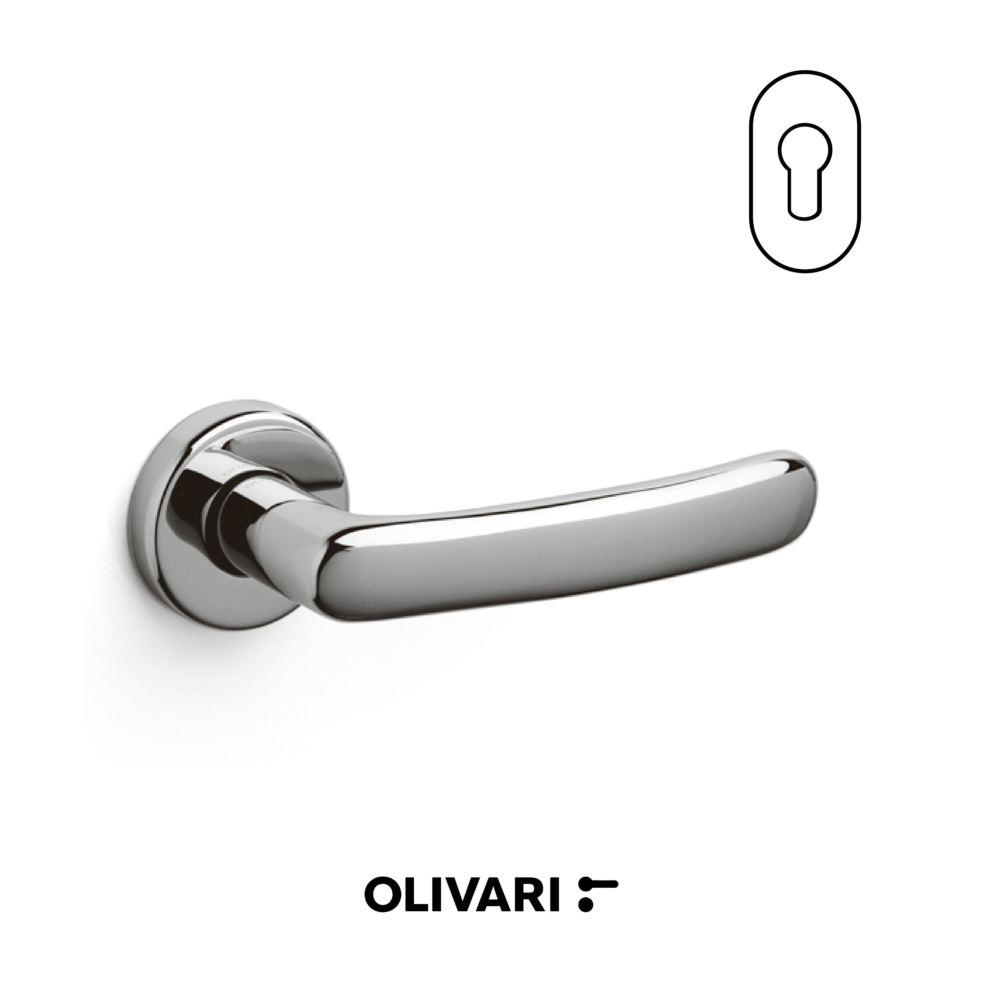 Emilia - Olivari Maniglia per porta interna - Imhoff Handles