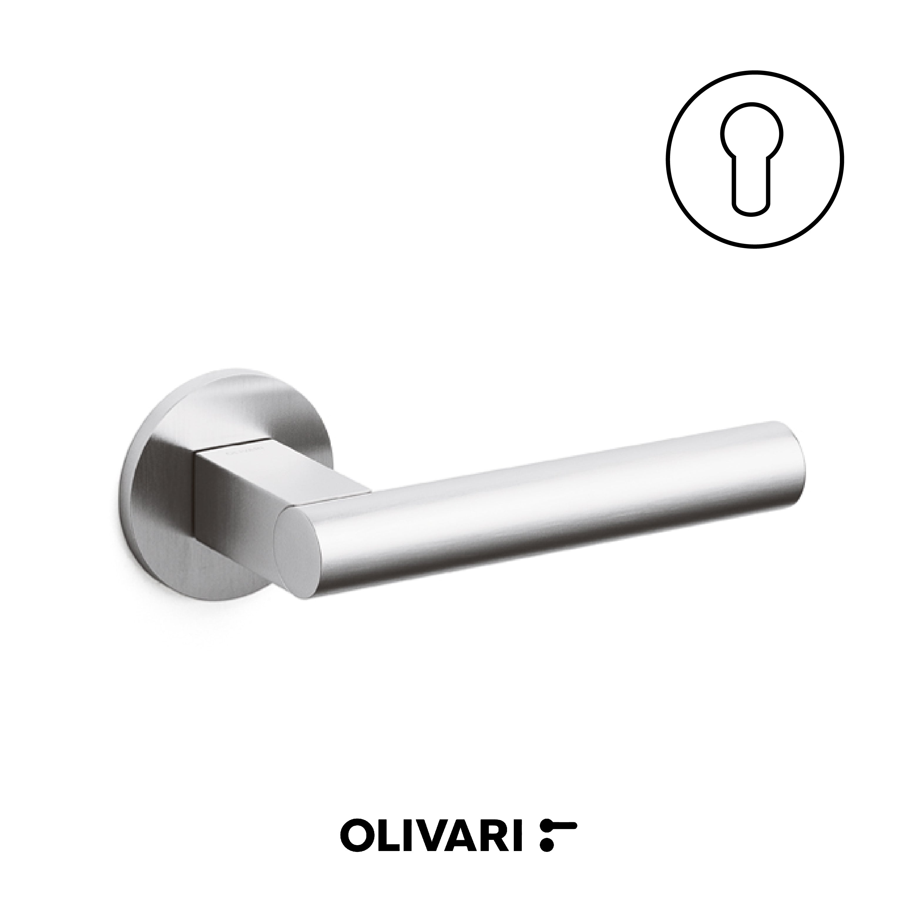 Euclide - Olivari Maniglia per porta interna - Imhoff Handles