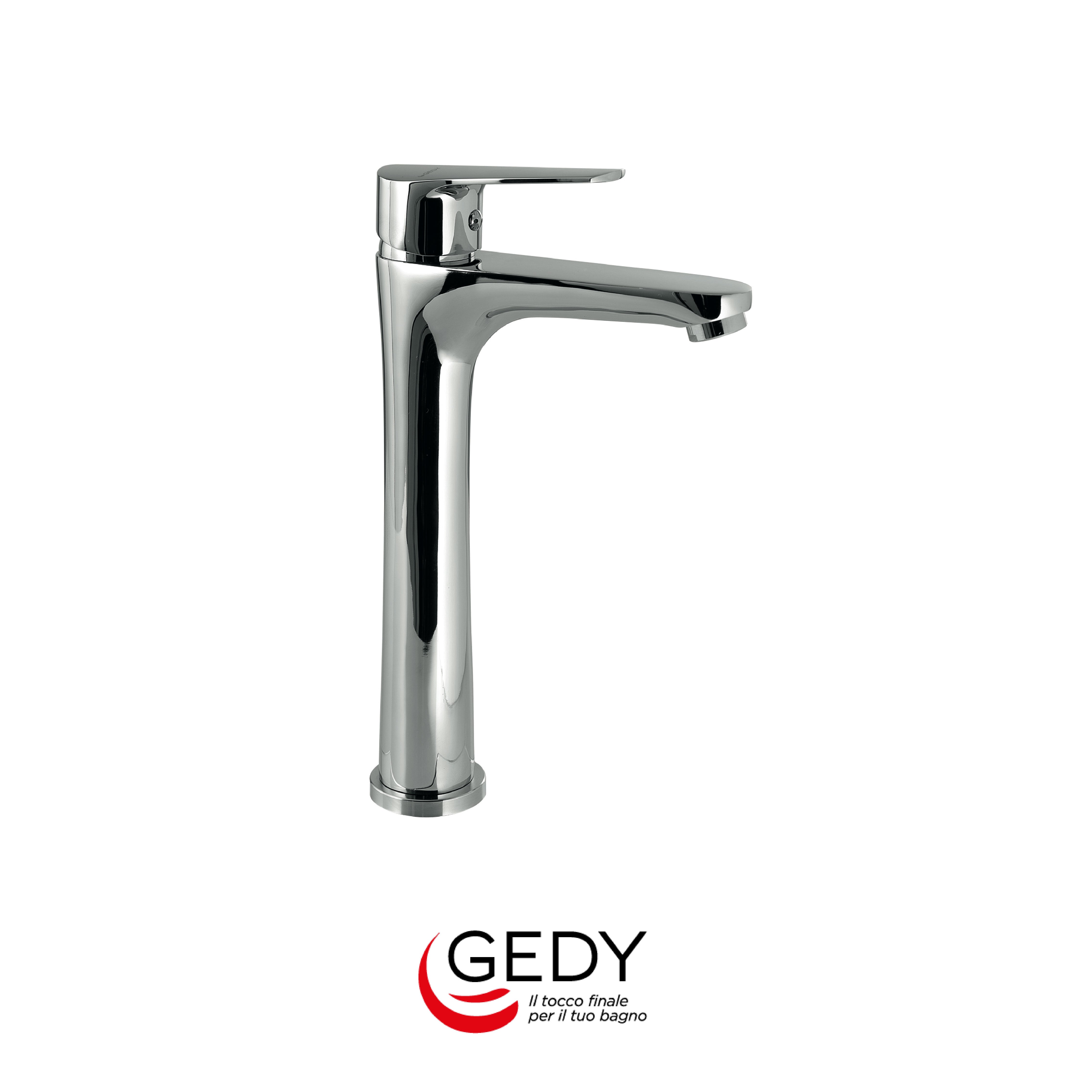 GEDY Como - Miscelatore monocomando alto per lavabo bagno - 13 - Cromato - chromed
