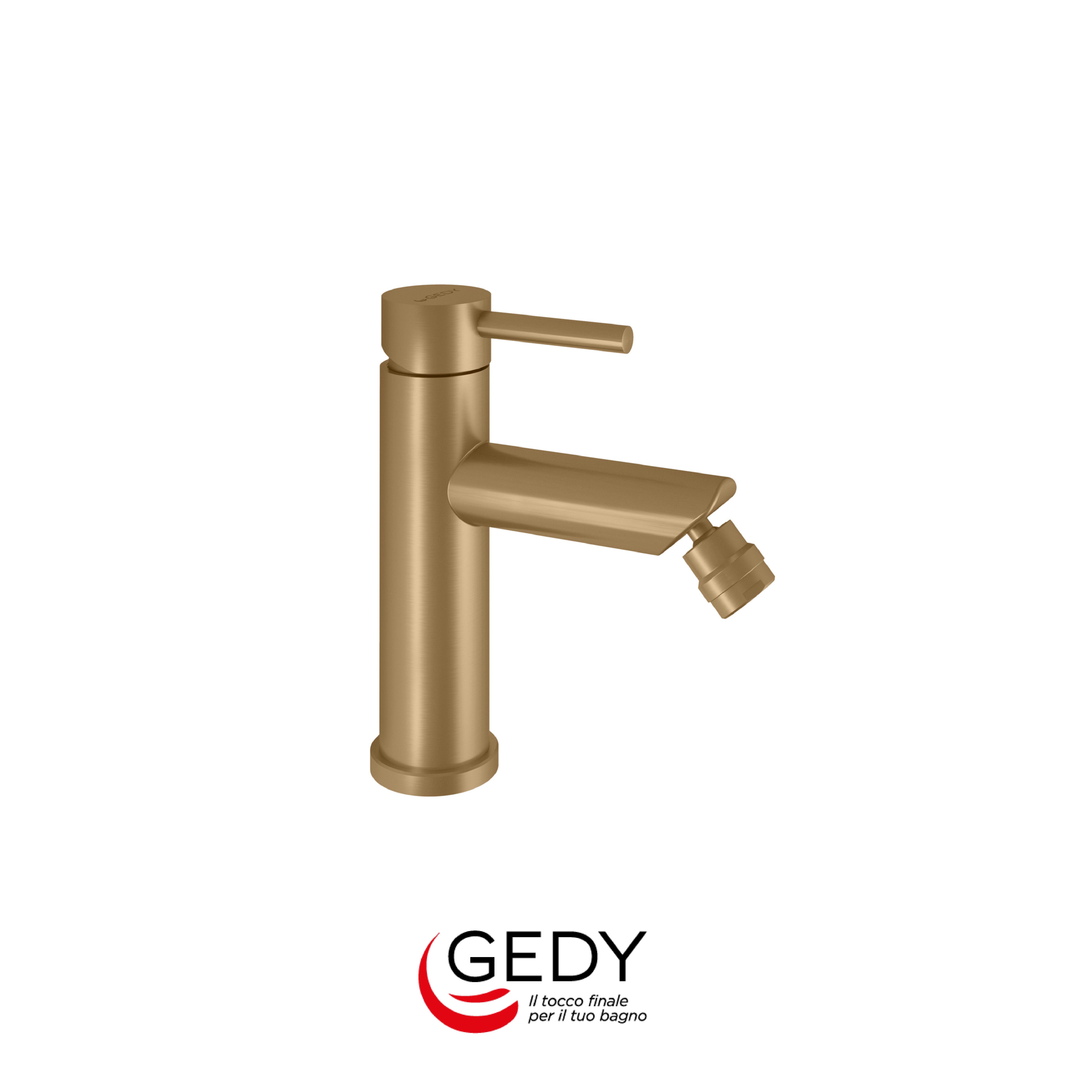 GEDY Garda - Miscelatore monocomando basso per bidet - 88 - Oro matt