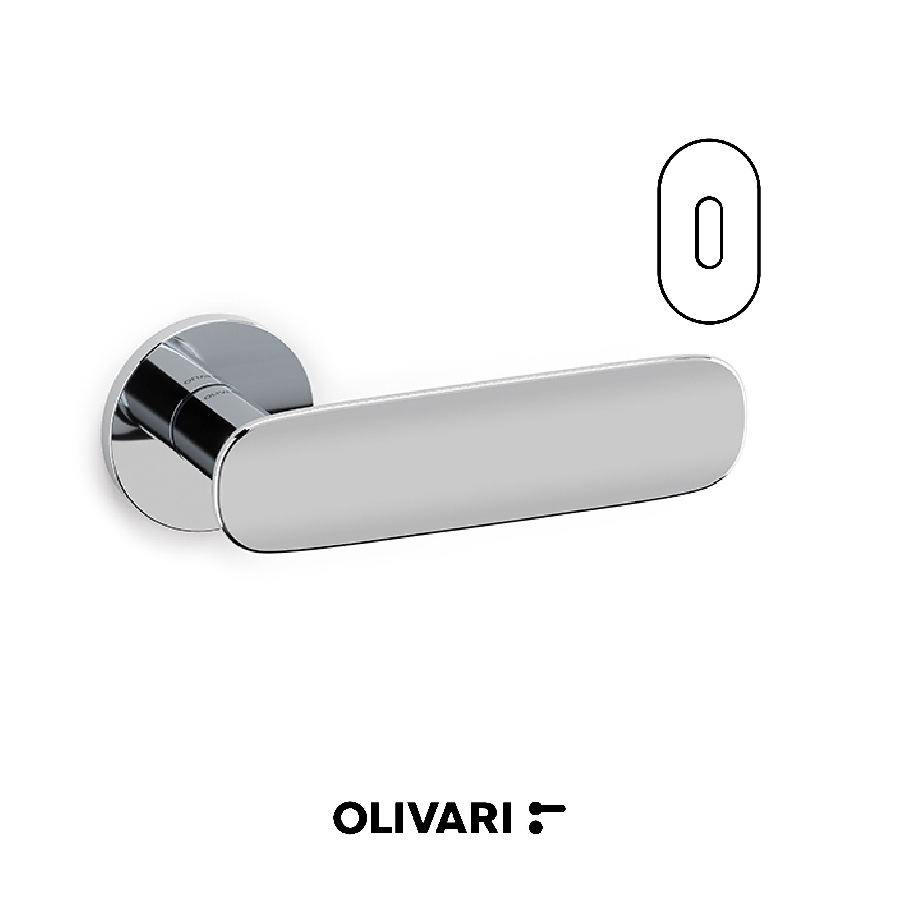 Maniglia Conca L con profilo curvo e impugnatura dal design avvolgente.