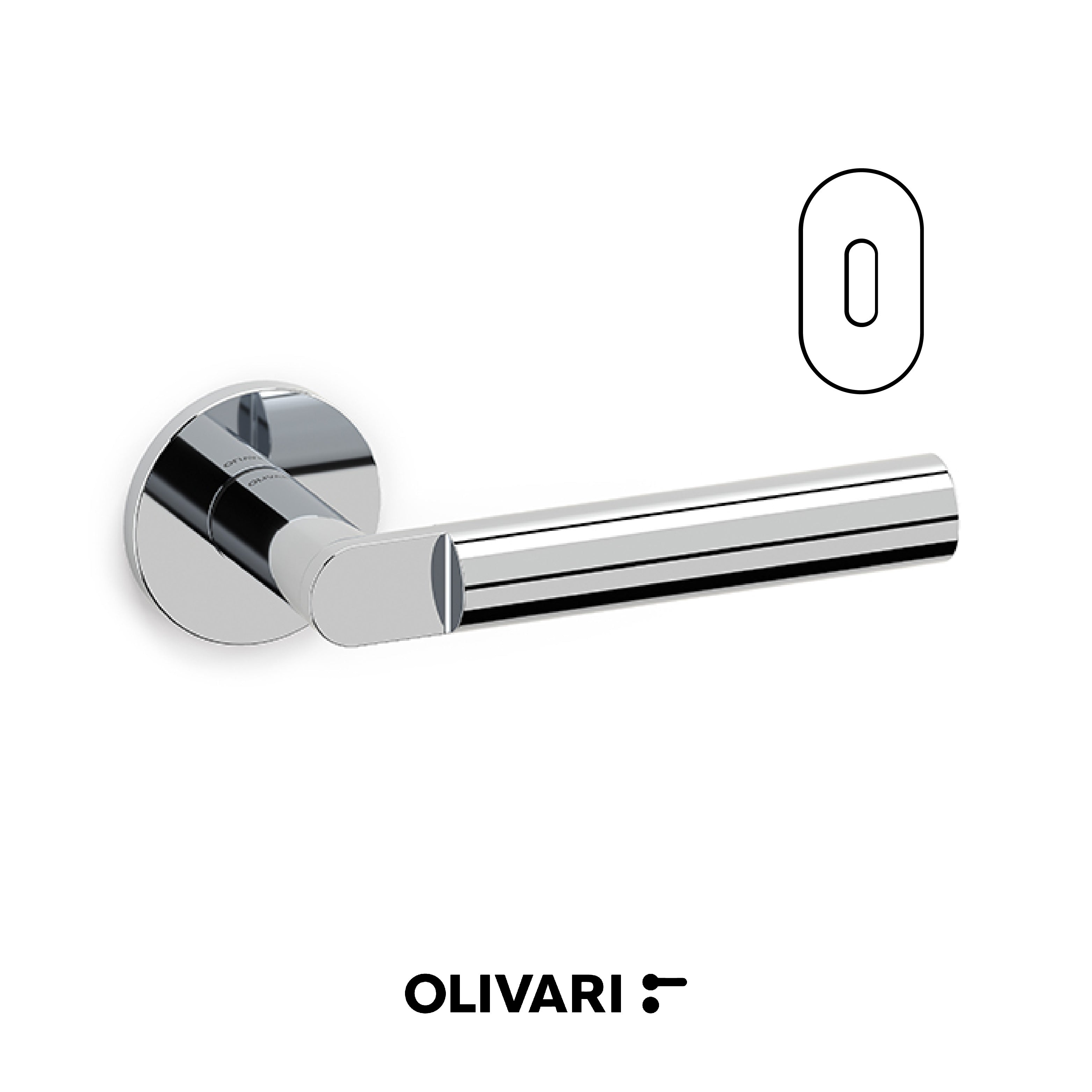 Lipstick - Olivari Maniglia per porta interna - Imhoff Handles