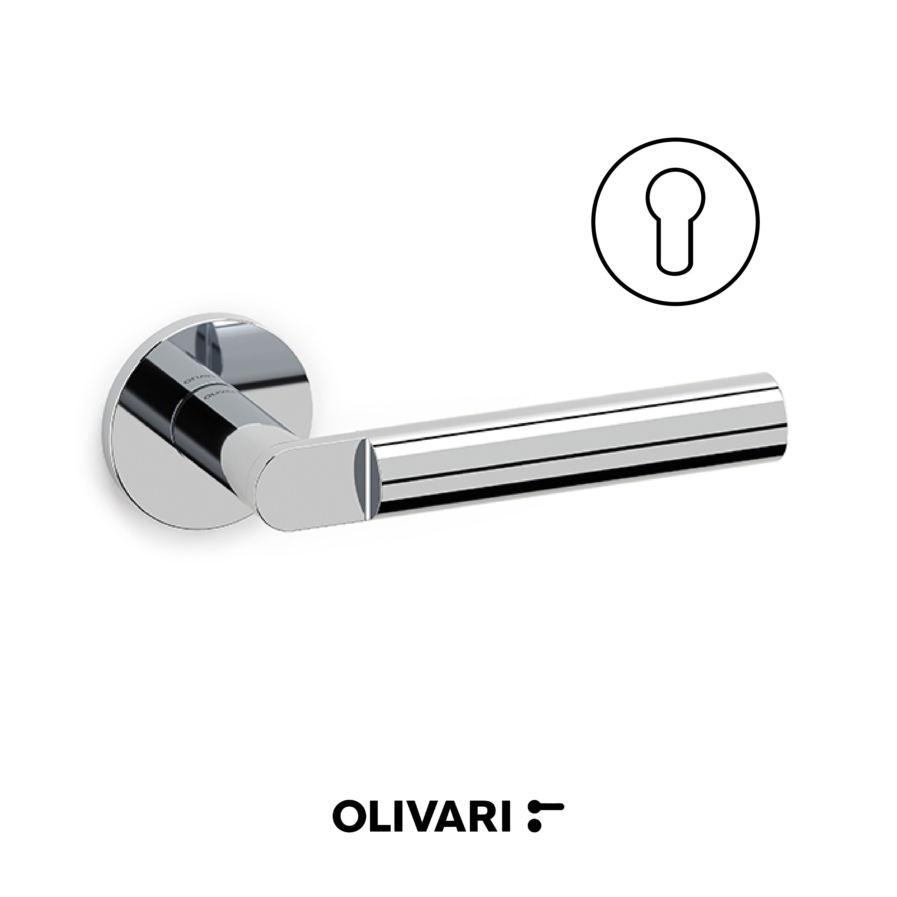 Lipstick - Olivari Maniglia per porta interna - Imhoff Handles
