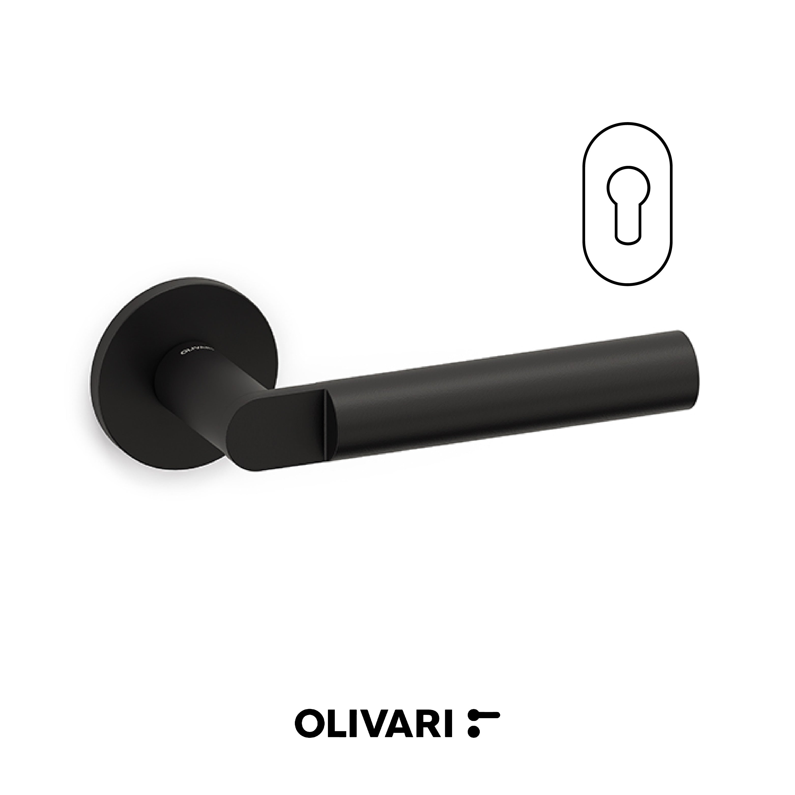 Lipstick - Olivari Maniglia per porta interna - Imhoff Handles