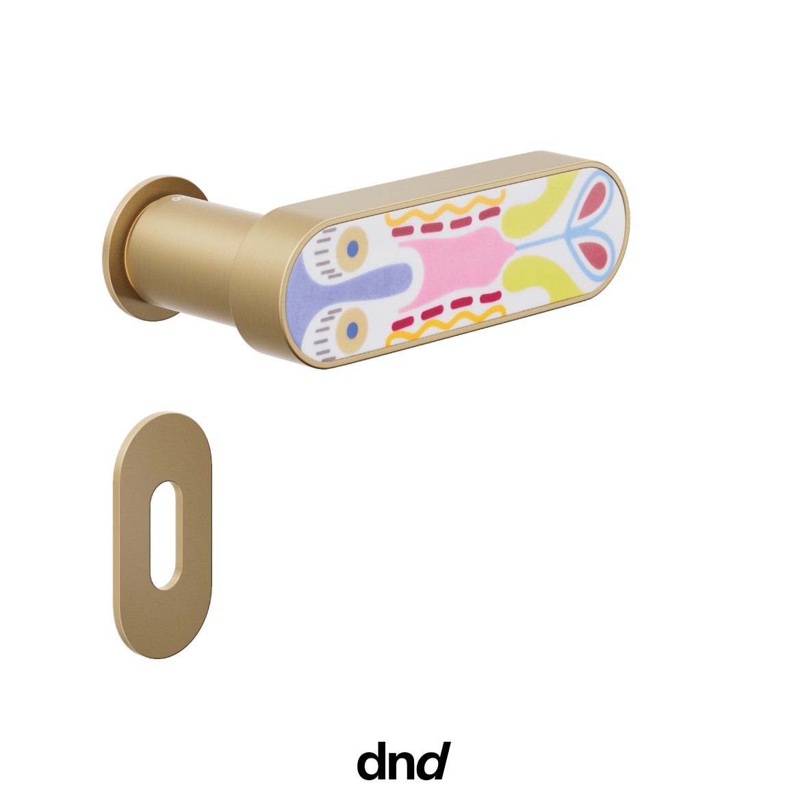 Crisalide mini - DND Maniglia per porta interna