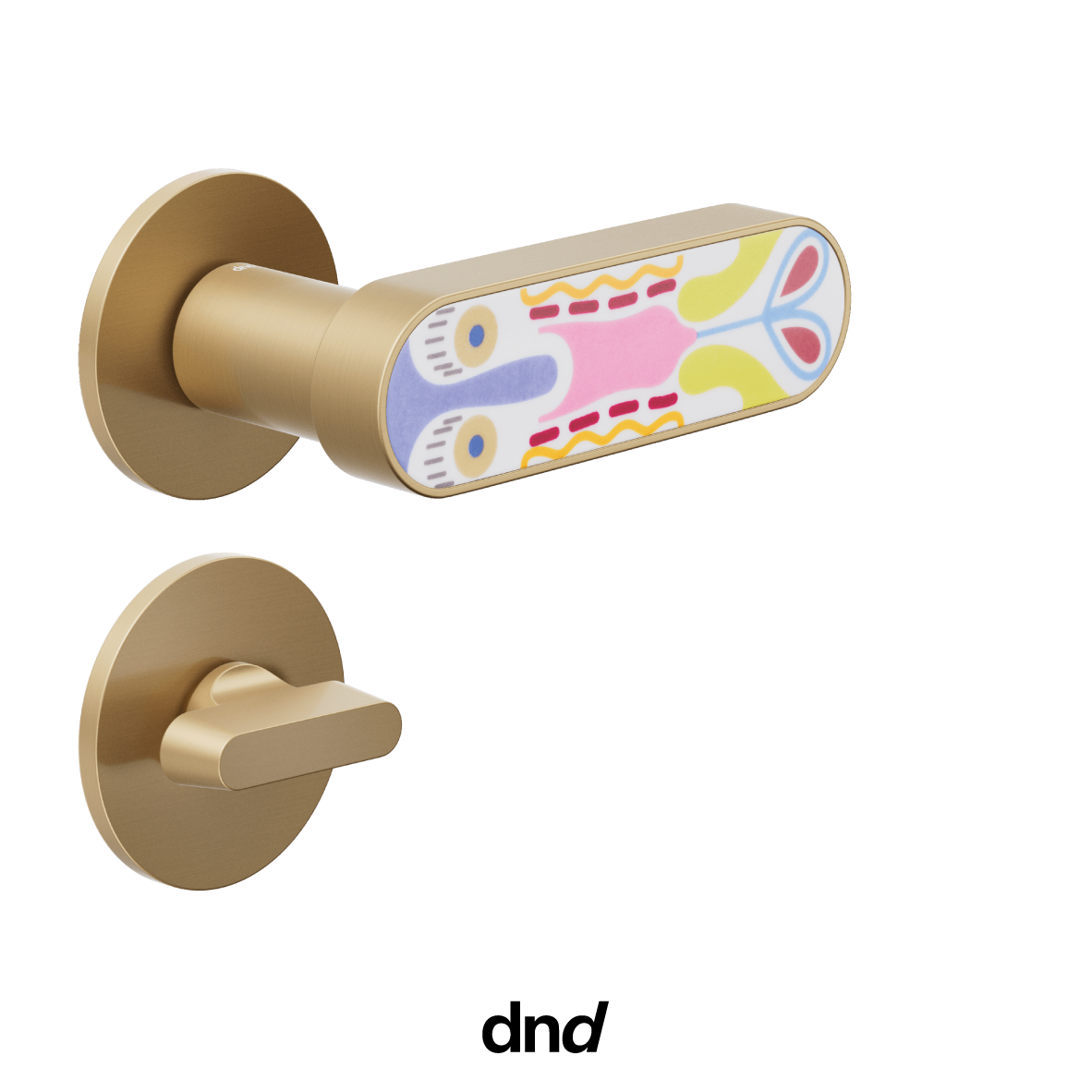 Crisalide mini - DND Maniglia per porta interna