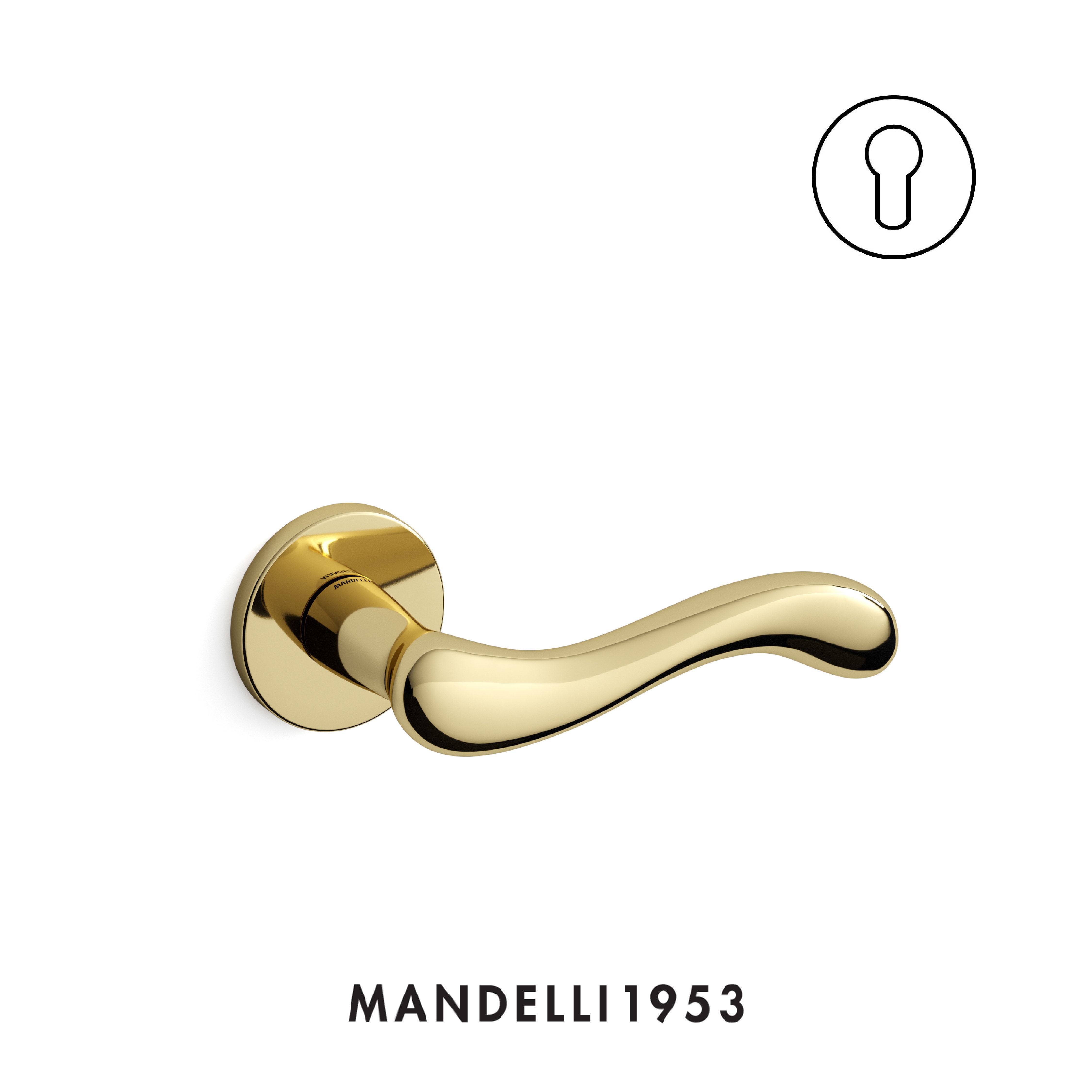 MANDELLI 1953 Ande - Maniglia per porta interna