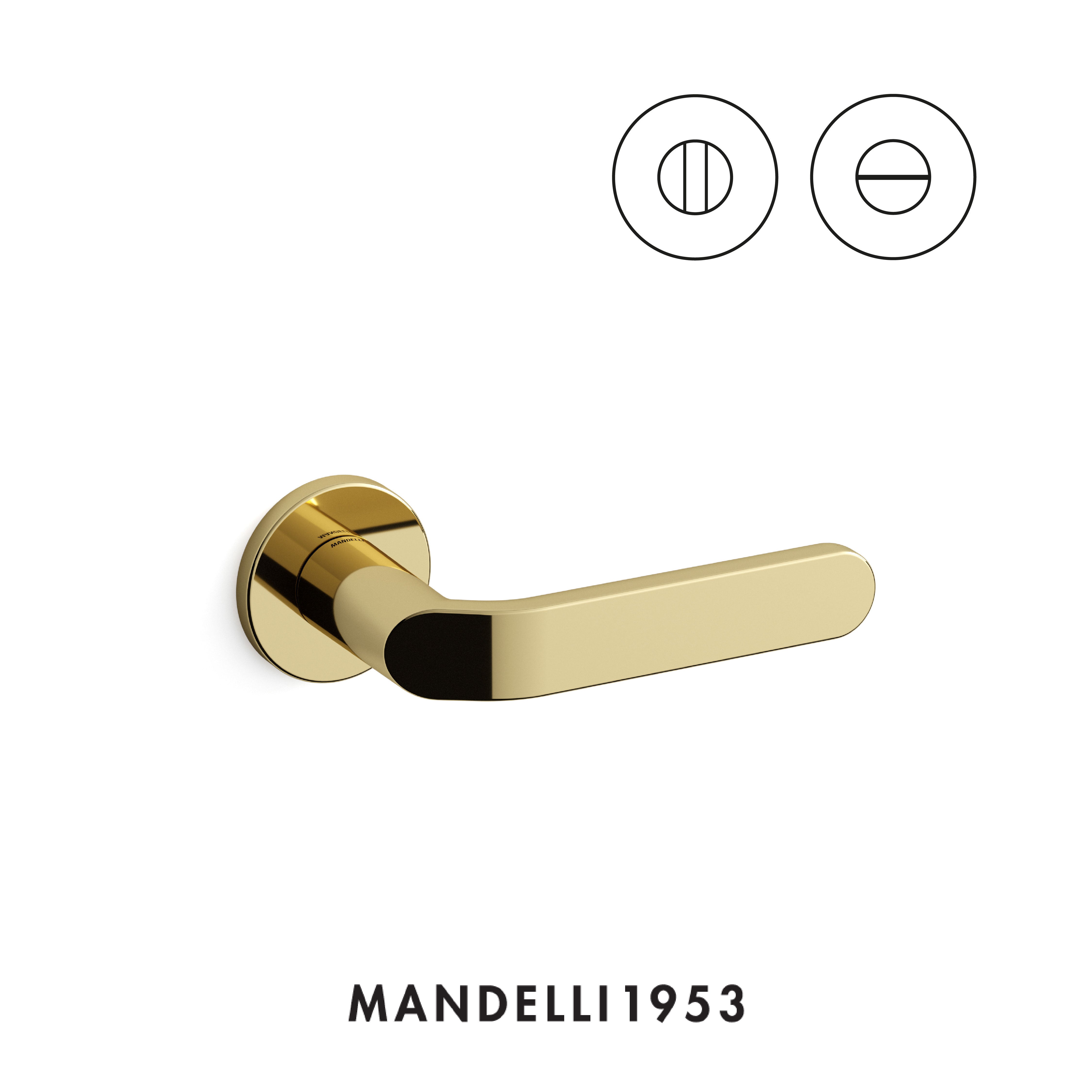 MANDELLI 1953 Callas - Maniglia per porta interna