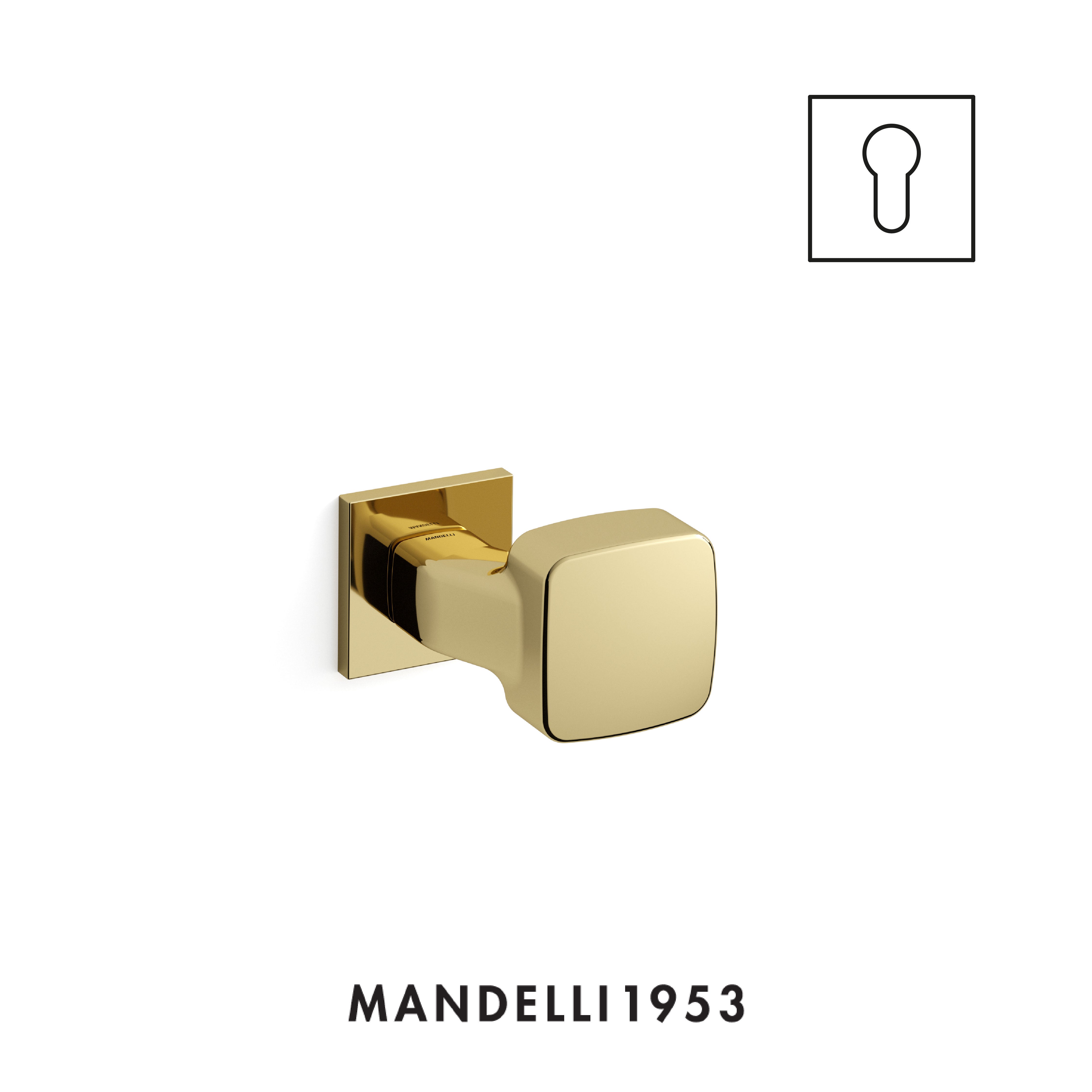 MANDELLI 1953 Carrè - Maniglia per porta interna