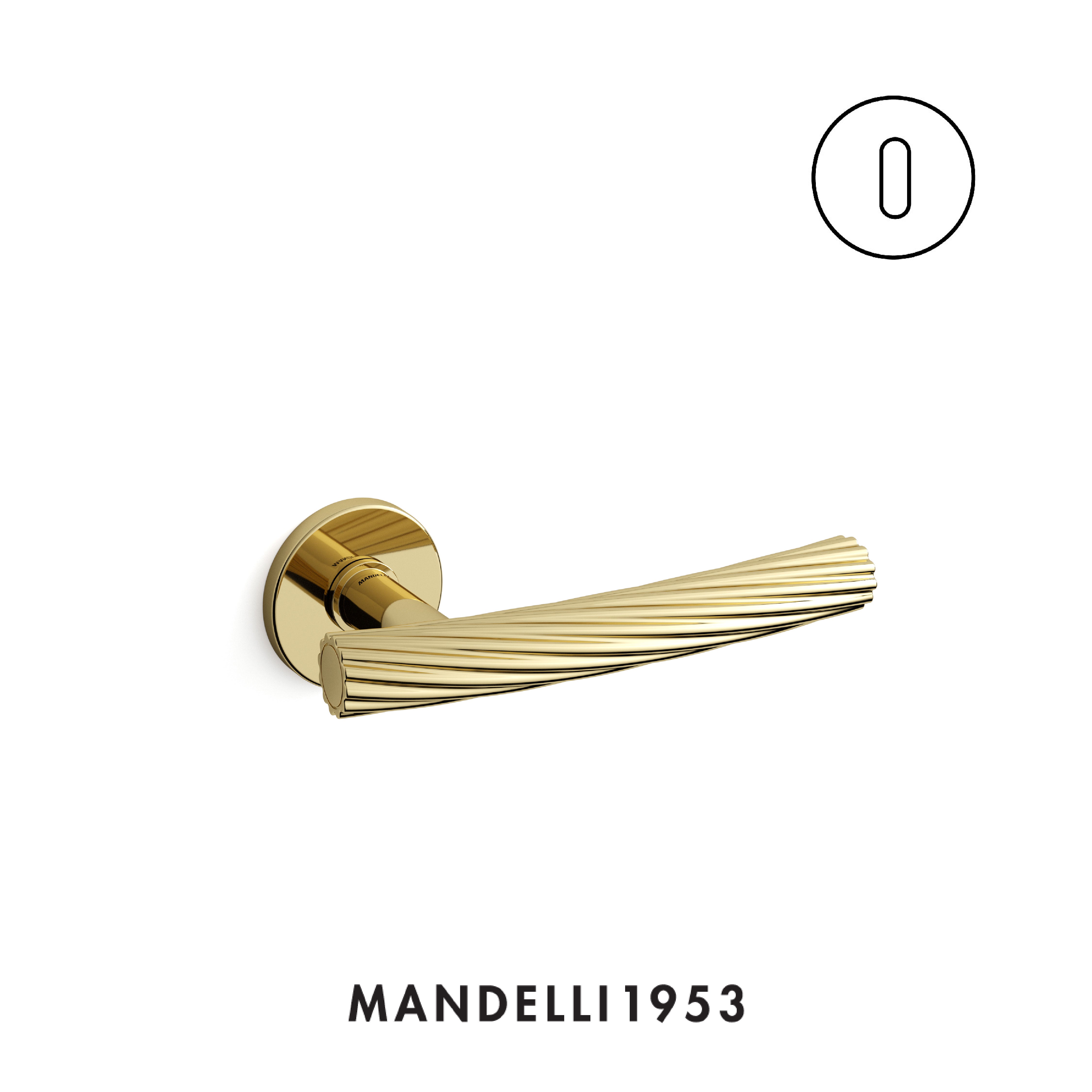 MANDELLI 1953 Fusilla - Maniglia per porta interna