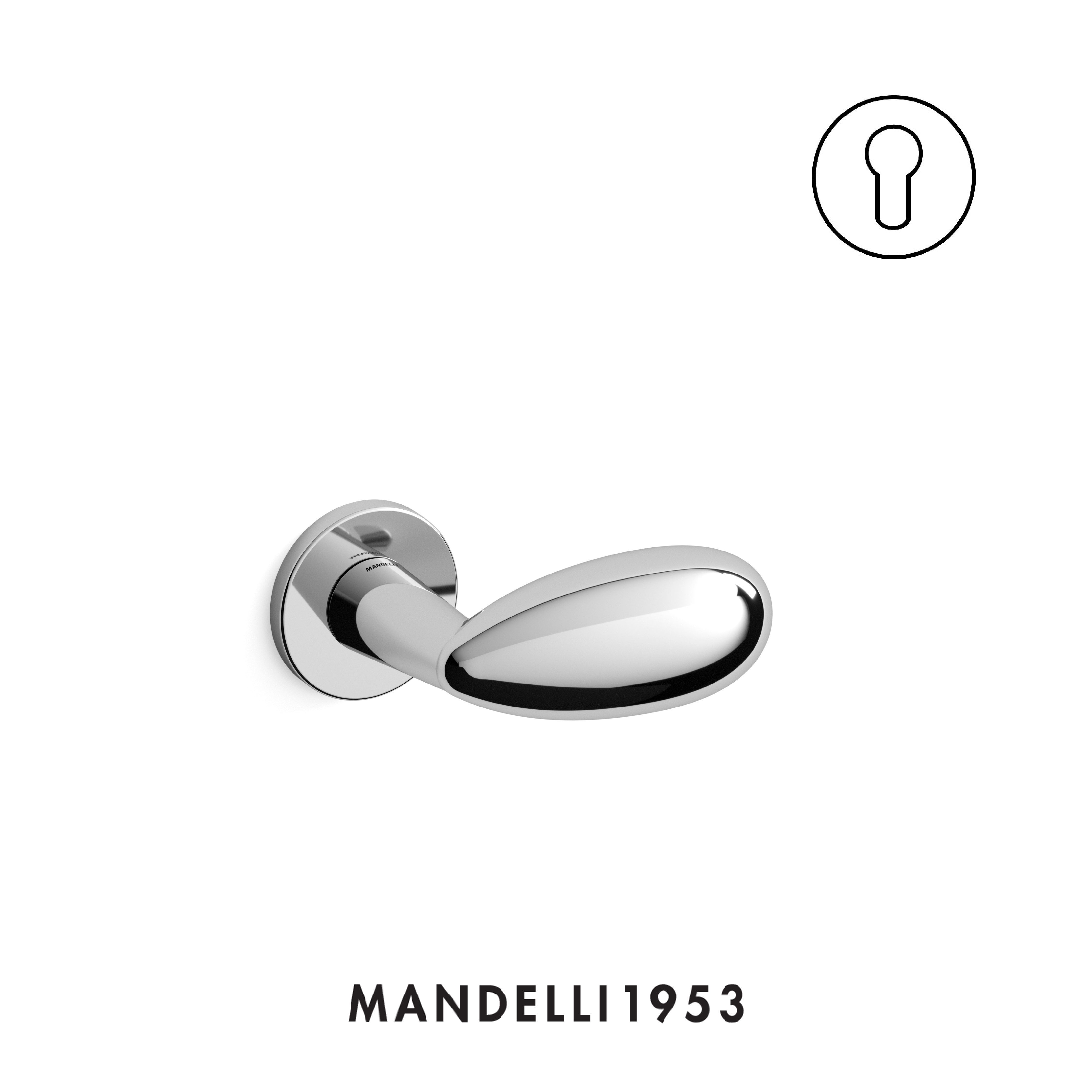 MANDELLI 1953 Led - Maniglia per porta interna