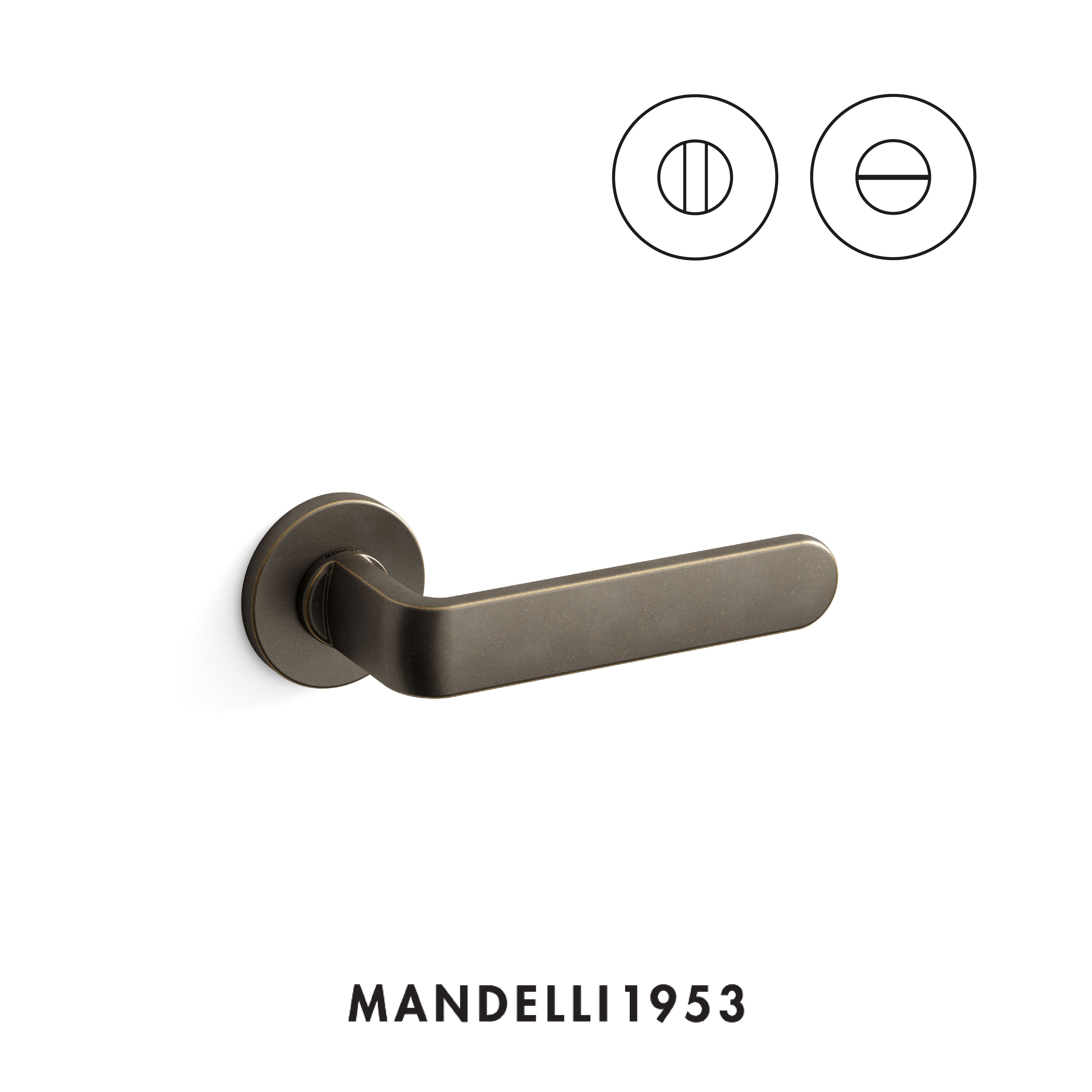 MANDELLI 1953 PP33 - Maniglia per porta interna